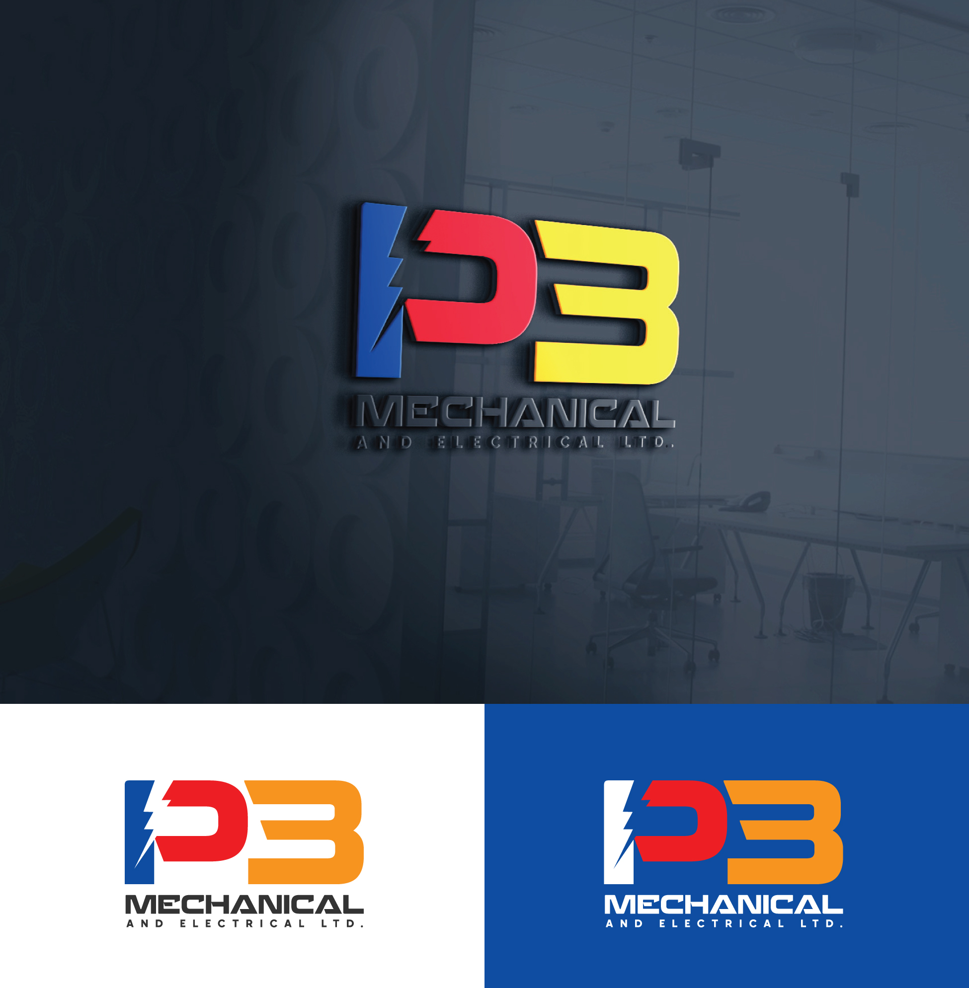 Diseño de Logo por StromDesignHub para P3 Mechanical and Electrical Ltd. | Diseño #30776857