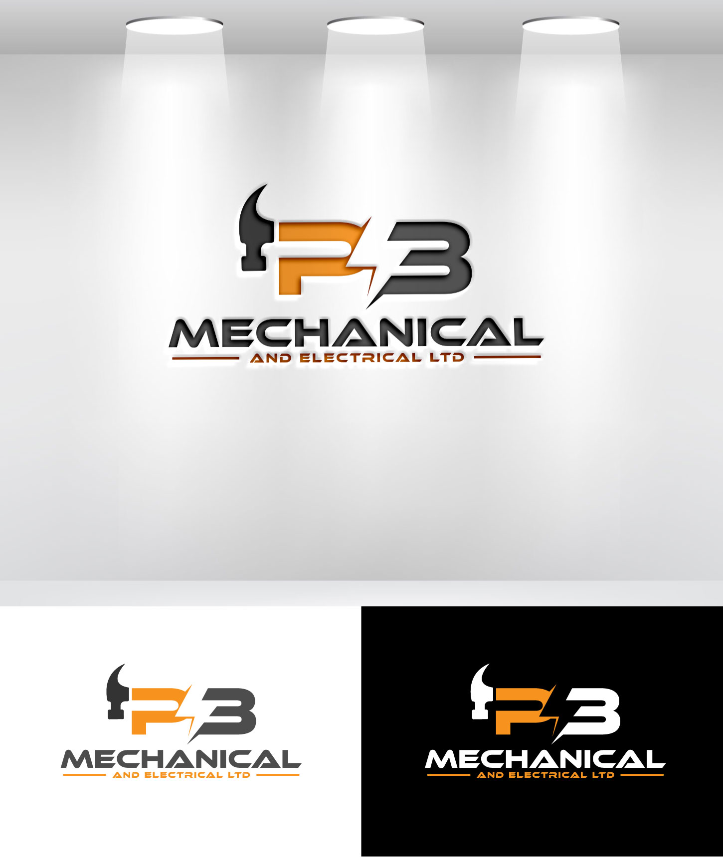 Diseño de Logo por Mi Design1 para P3 Mechanical and Electrical Ltd. | Diseño #30773077
