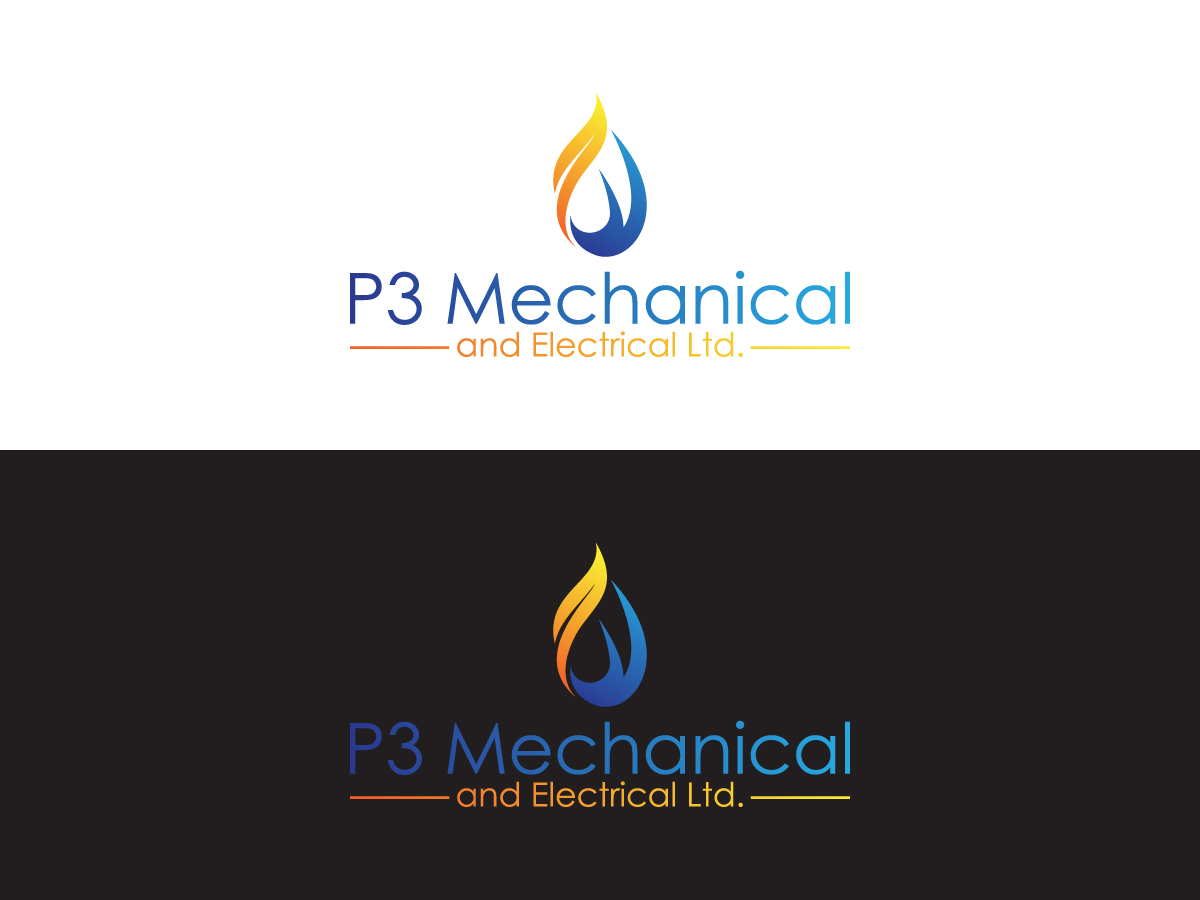Logo Design by 439 Creations for P3 Mechanical and Electrical Ltd. | Design #30774919
