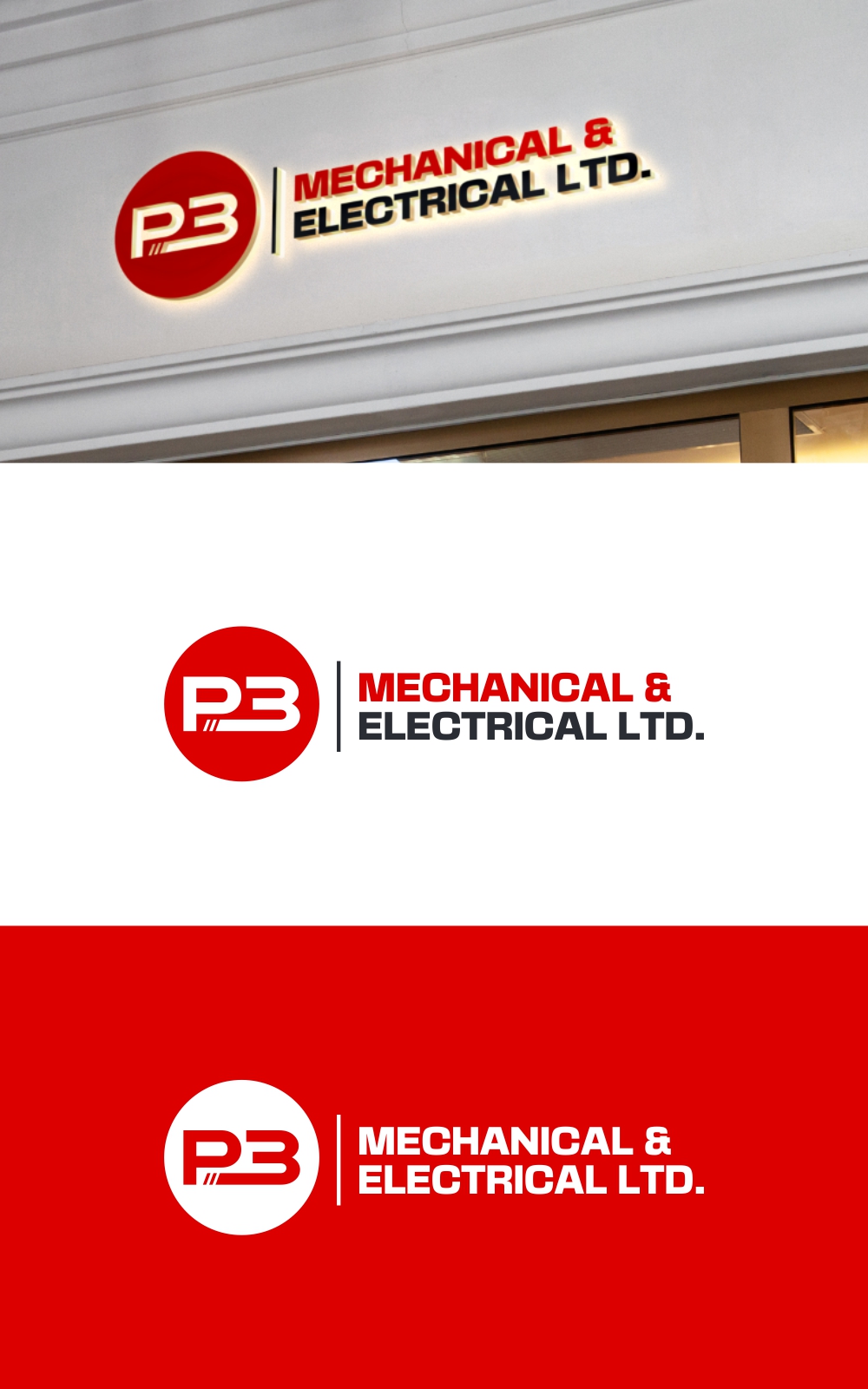 Diseño de Logo por SanaPixel para P3 Mechanical and Electrical Ltd. | Diseño #30773710
