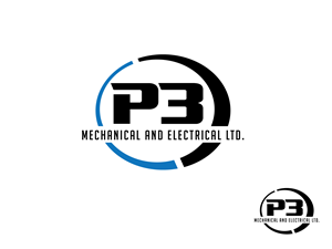 Logo Design by renderman for P3 Mechanical and Electrical Ltd. | Design #30772473