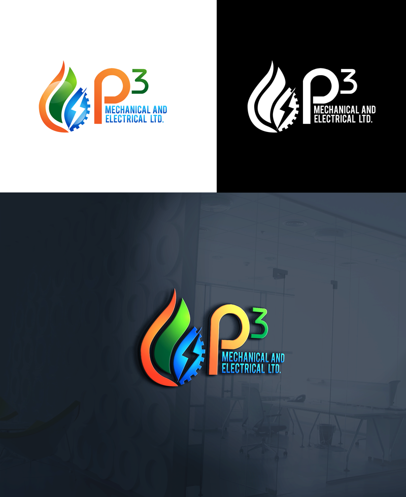 Diseño de Logo por Alb@ri para P3 Mechanical and Electrical Ltd. | Diseño #30775089