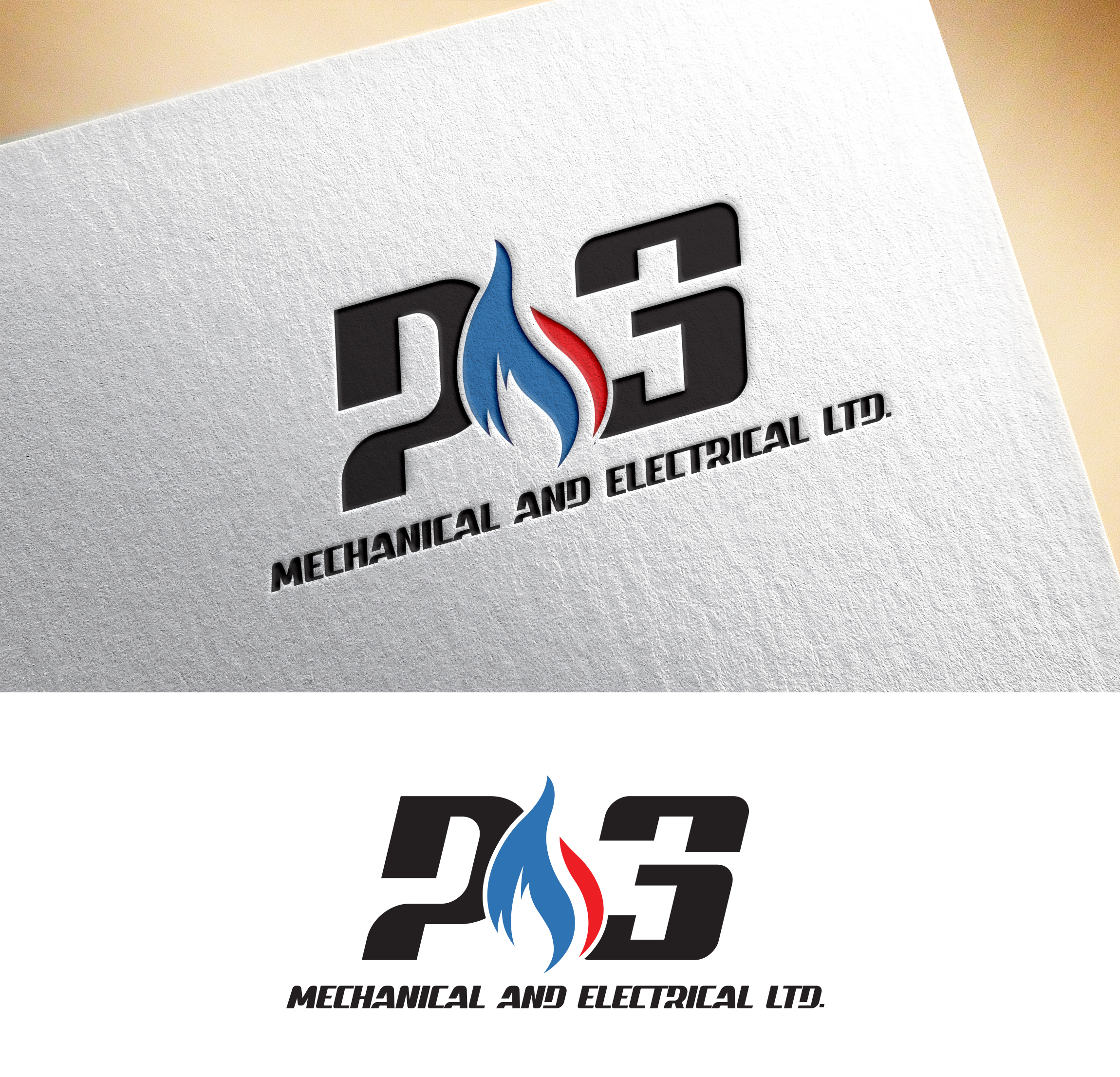 Diseño de Logo por Impressive Solutions para P3 Mechanical and Electrical Ltd. | Diseño #30775248