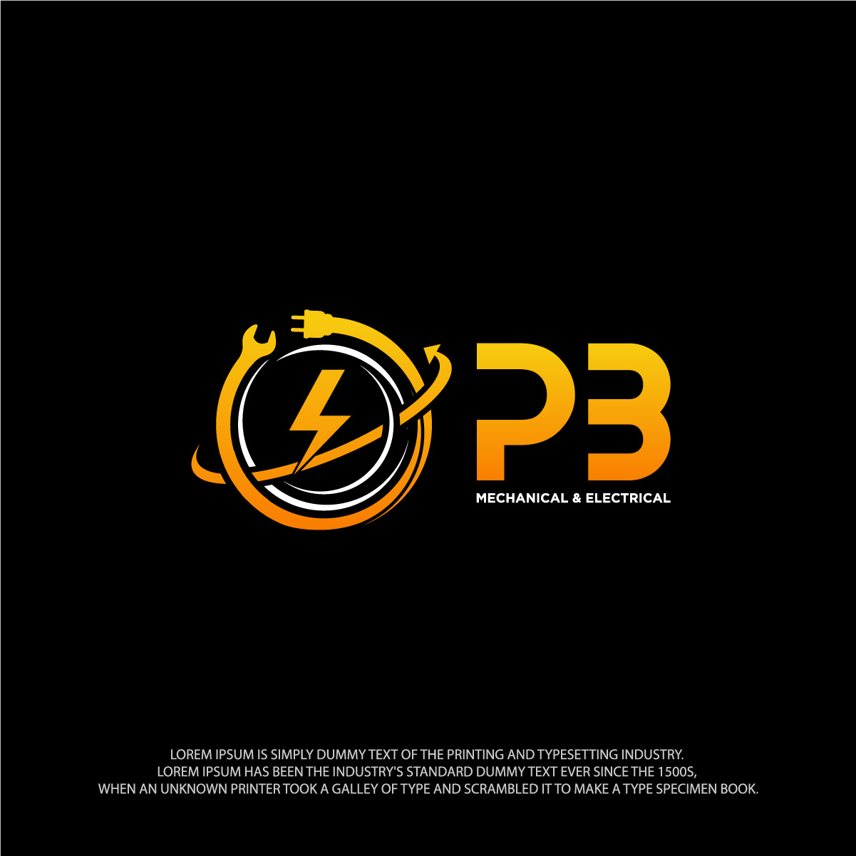 Logo Design by fly  design for P3 Mechanical and Electrical Ltd. | Design #30776745