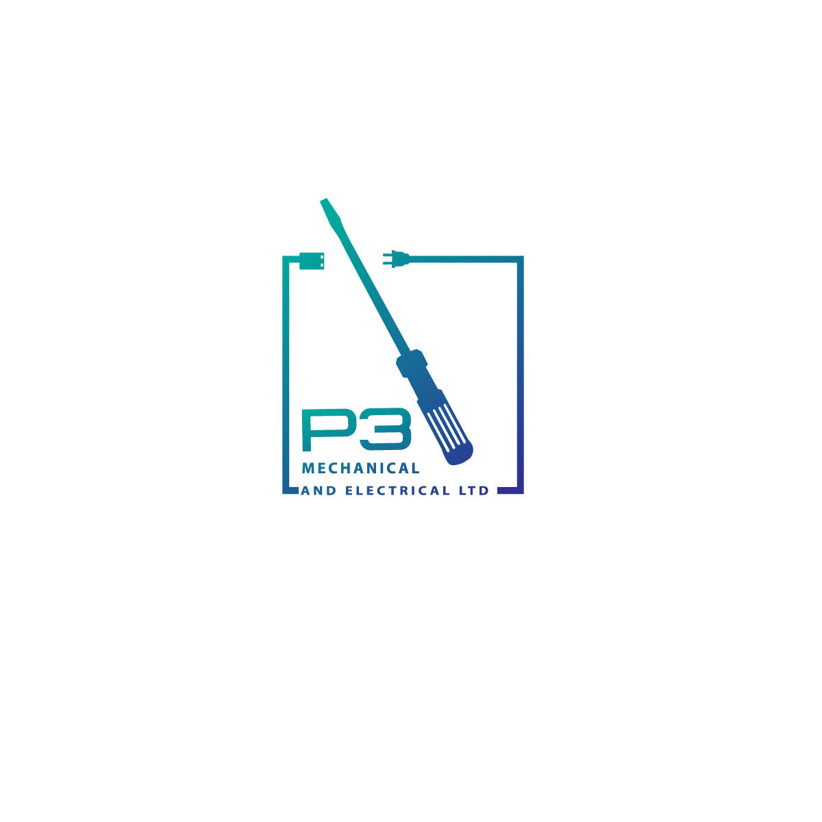Logo Design by fly  design for P3 Mechanical and Electrical Ltd. | Design #30776833