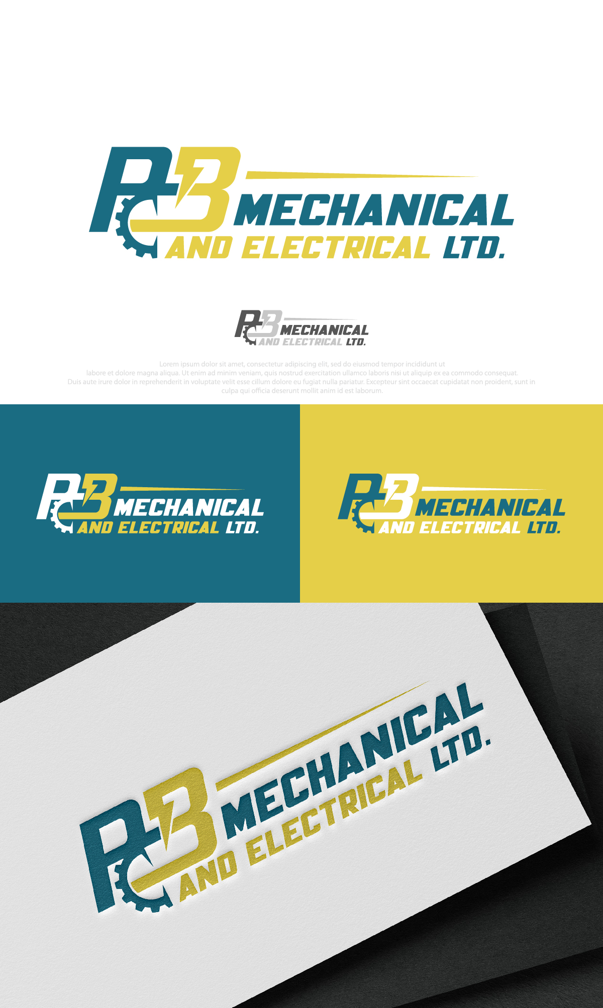 Diseño de Logo por DesignLima para P3 Mechanical and Electrical Ltd. | Diseño #30775567