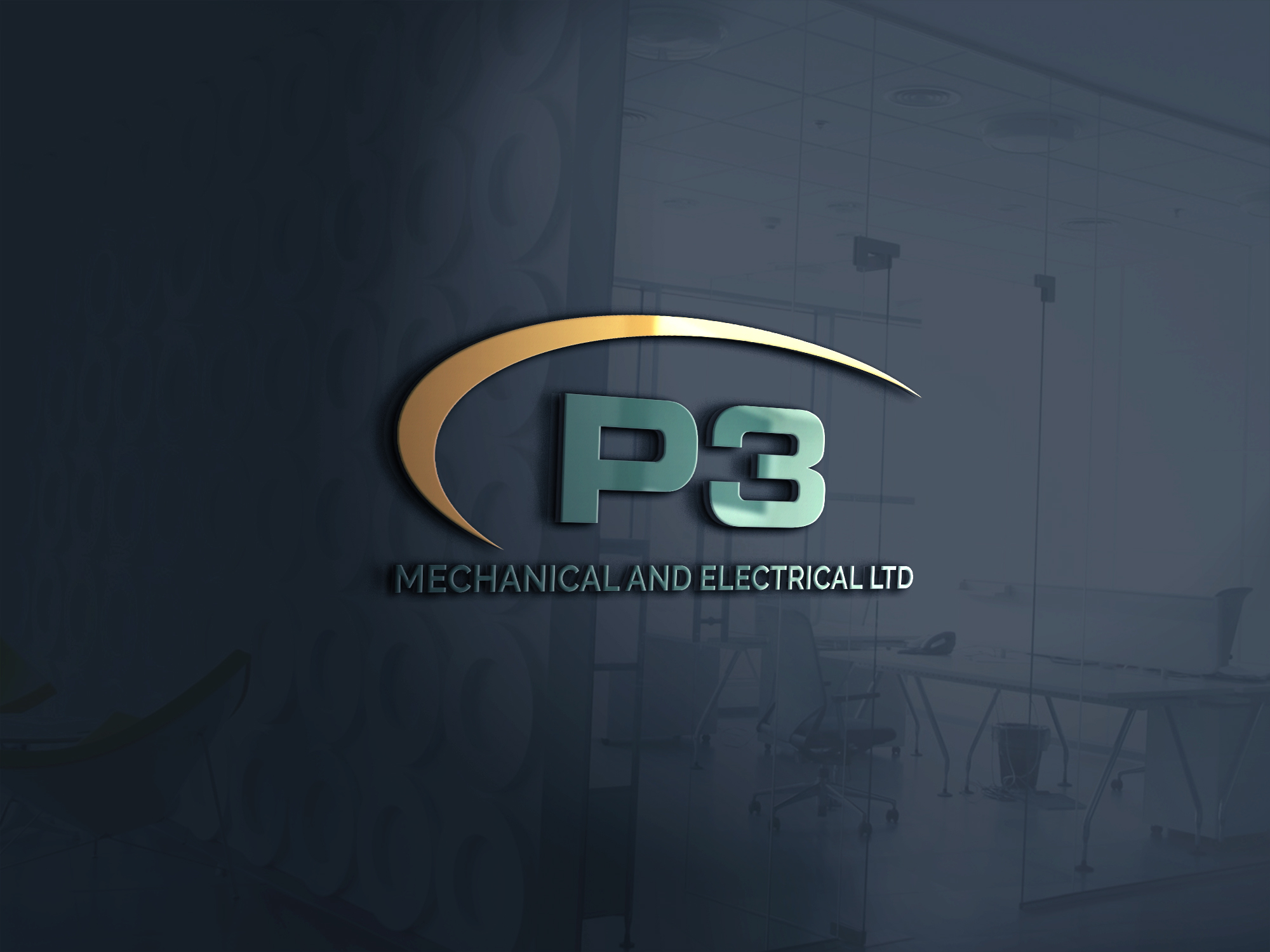 Diseño de Logo por MMHE_Design para P3 Mechanical and Electrical Ltd. | Diseño #30779258