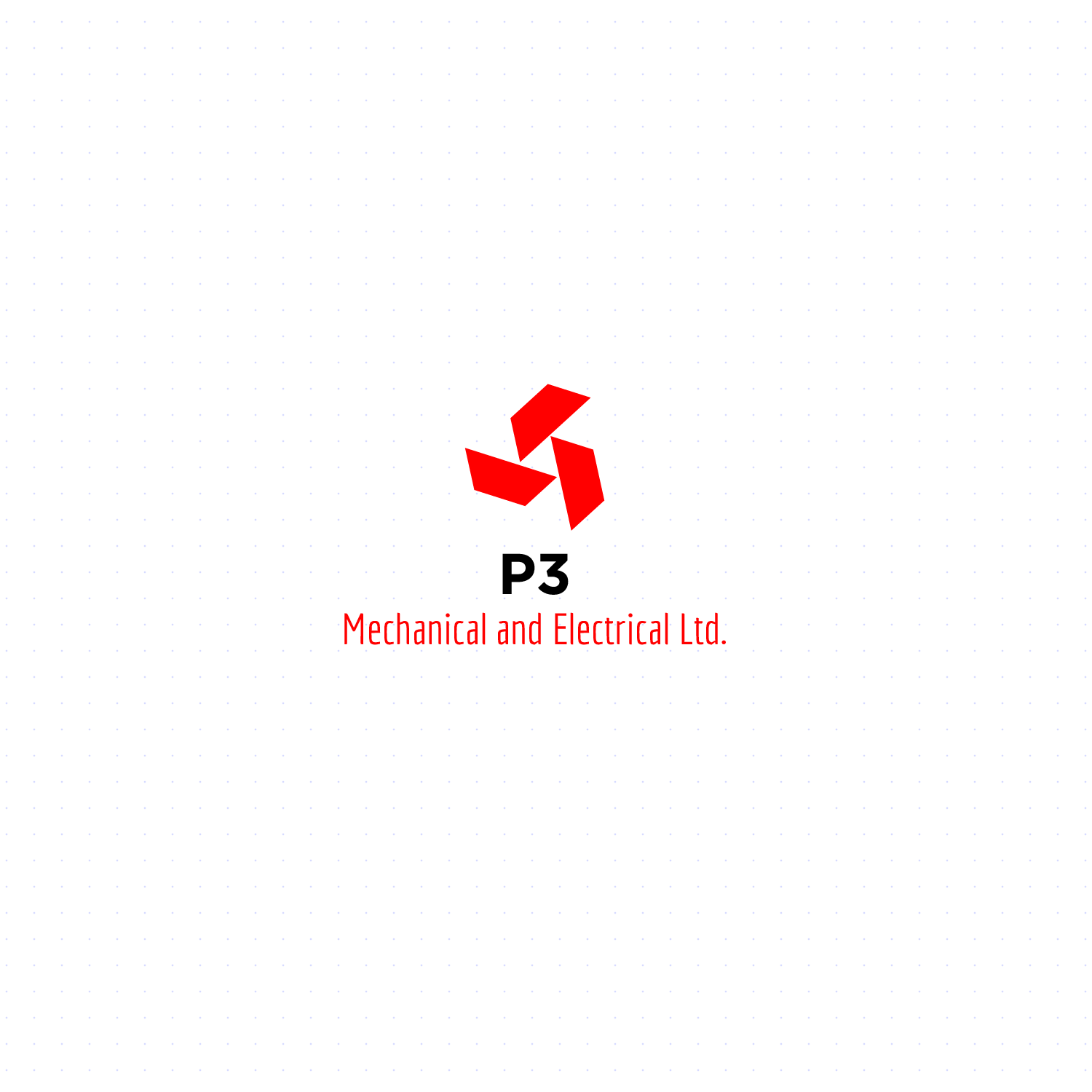 Logo Design by Red. for P3 Mechanical and Electrical Ltd. | Design #30772126