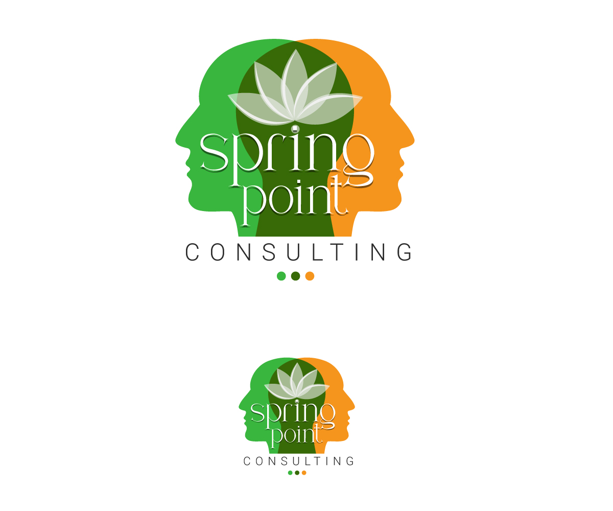 Logo Design by Paint-Tools for Spring Point Consulting | Design #30776913