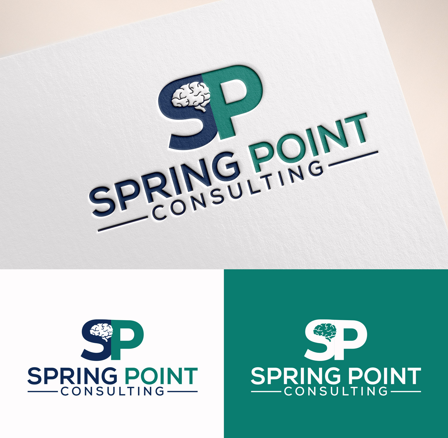 Logo Design by M Art & Design for Spring Point Consulting | Design #30773415