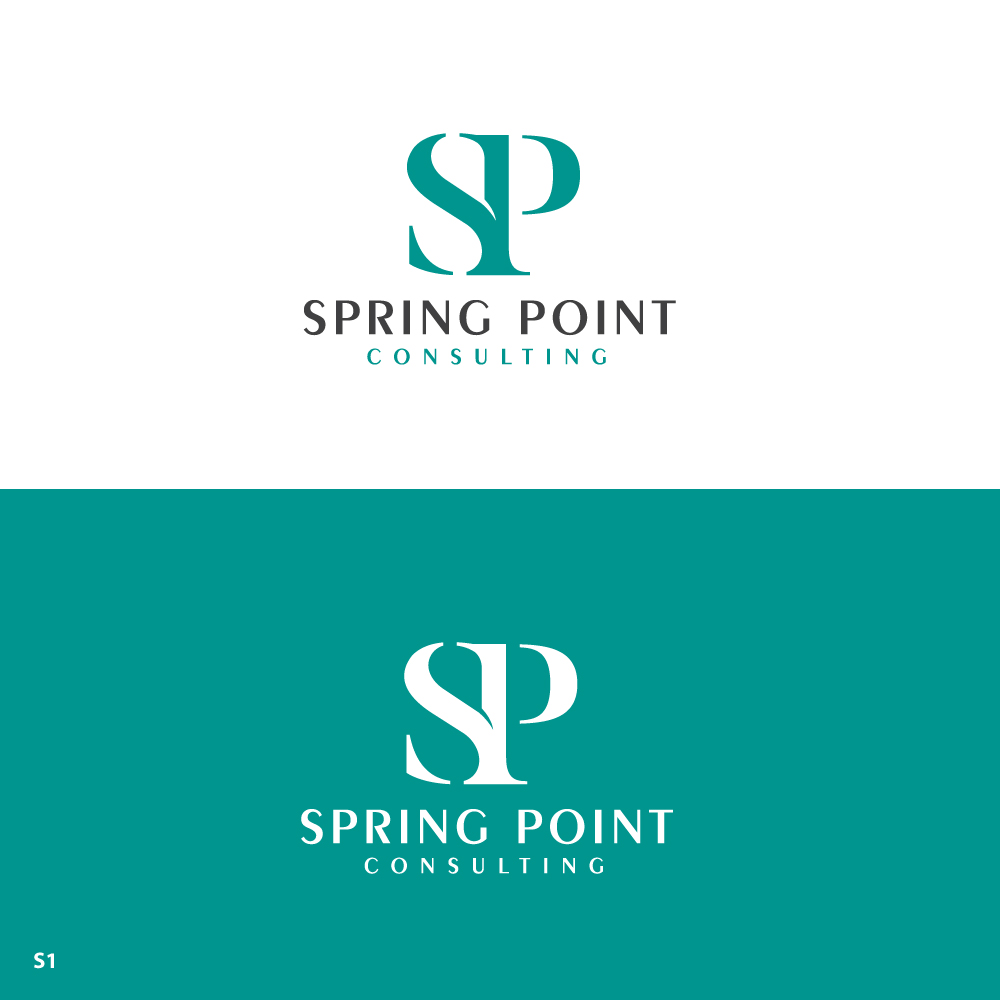 Logo Design by Sujit Banerjee for Spring Point Consulting | Design #30783553