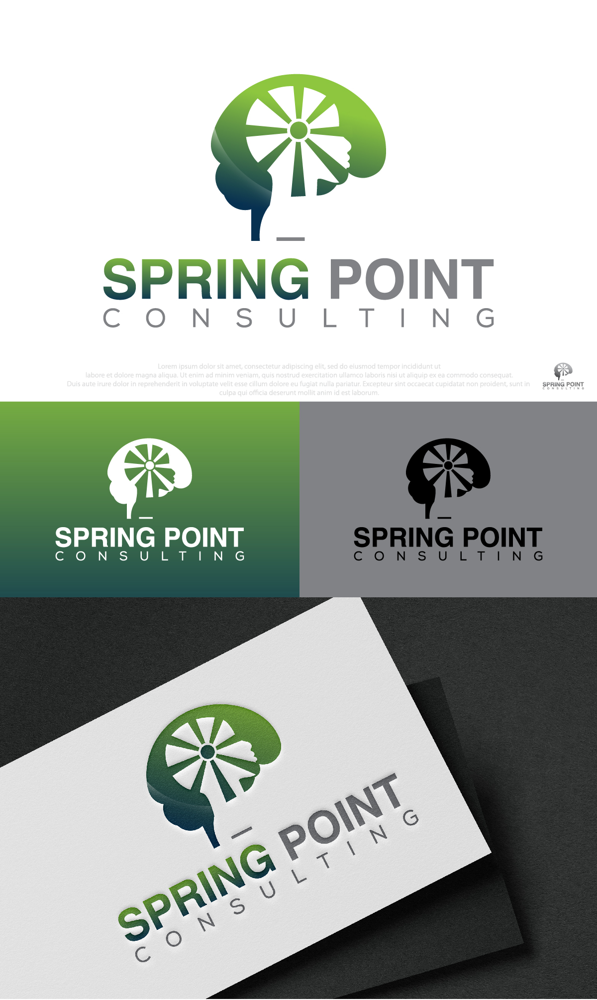 Logo Design by DesignLima for Spring Point Consulting | Design #30775562