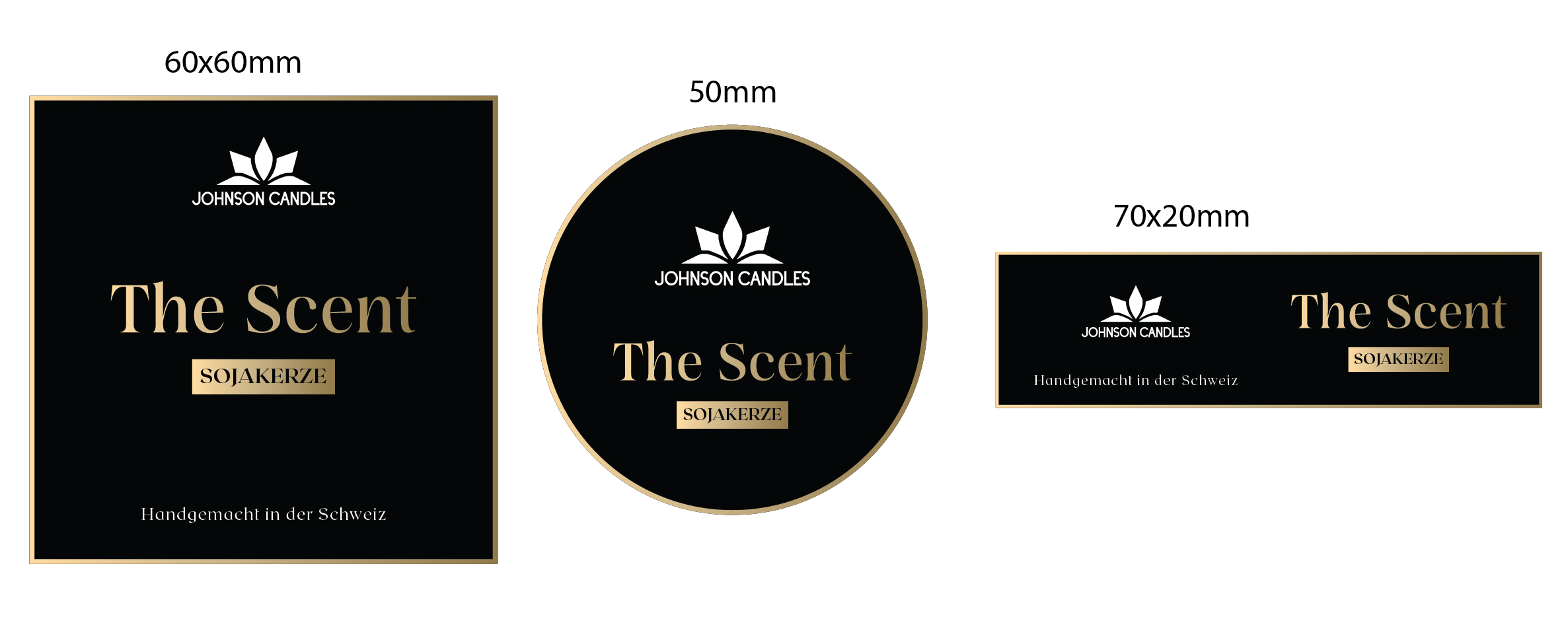 Label Design by Mood Designz for Johnson Candles | Design #30816754