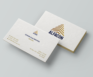 Business Card Design by Andrés Sebastián for ALFACON PTY LTD | Design #30777429