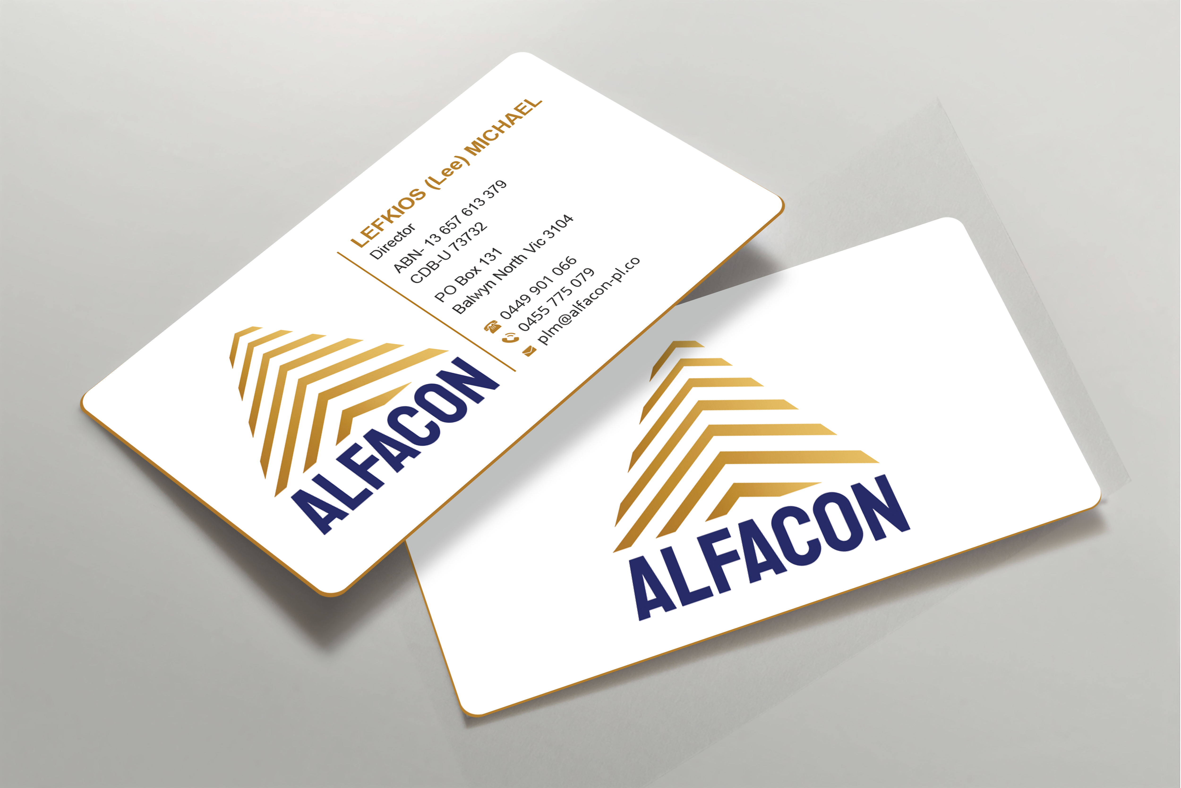 Business Card Design by Expert Bappy for ALFACON PTY LTD | Design #30777327