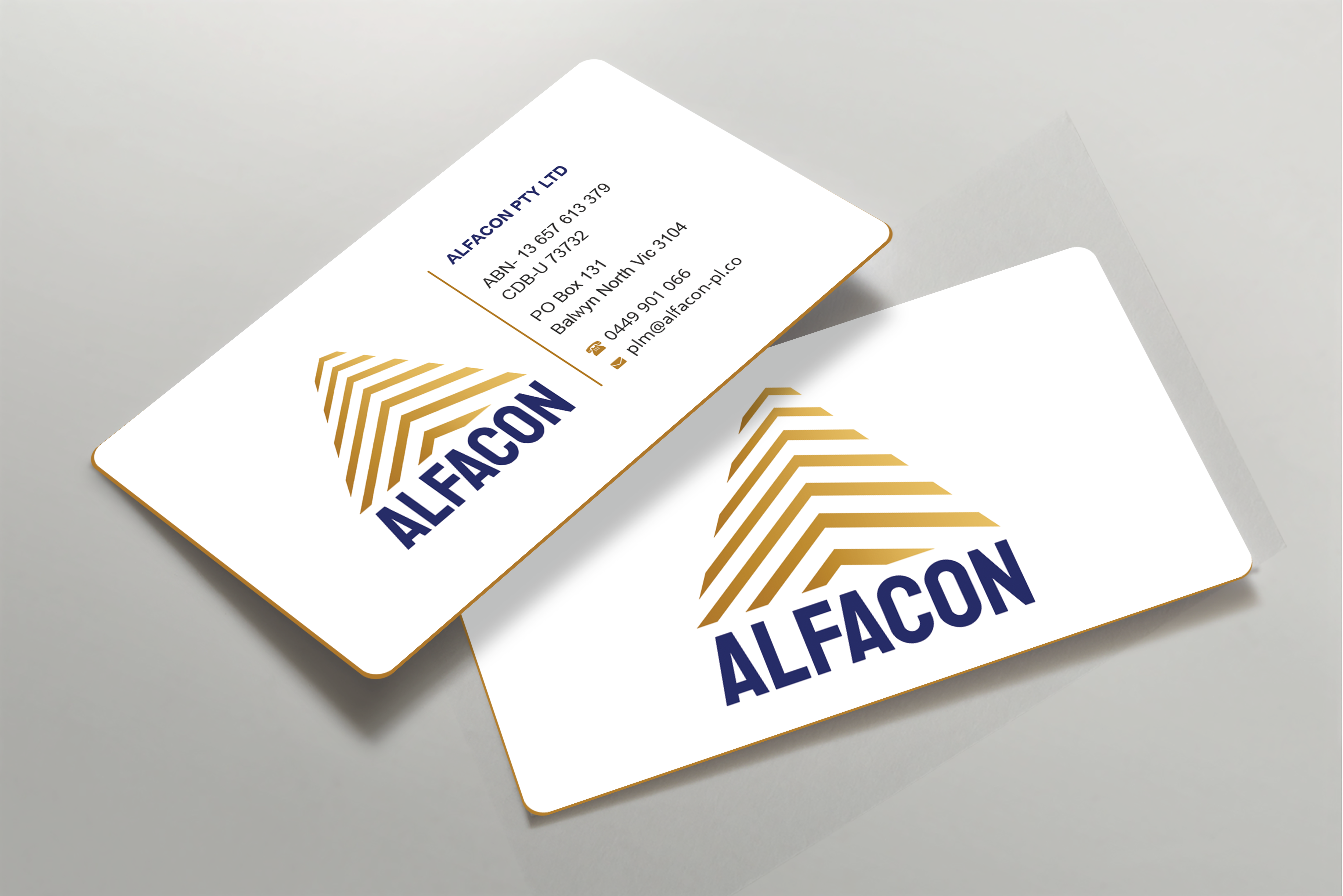 Visitenkarten-Design von Expert Bappy für ALFACON PTY LTD | Design #30777377
