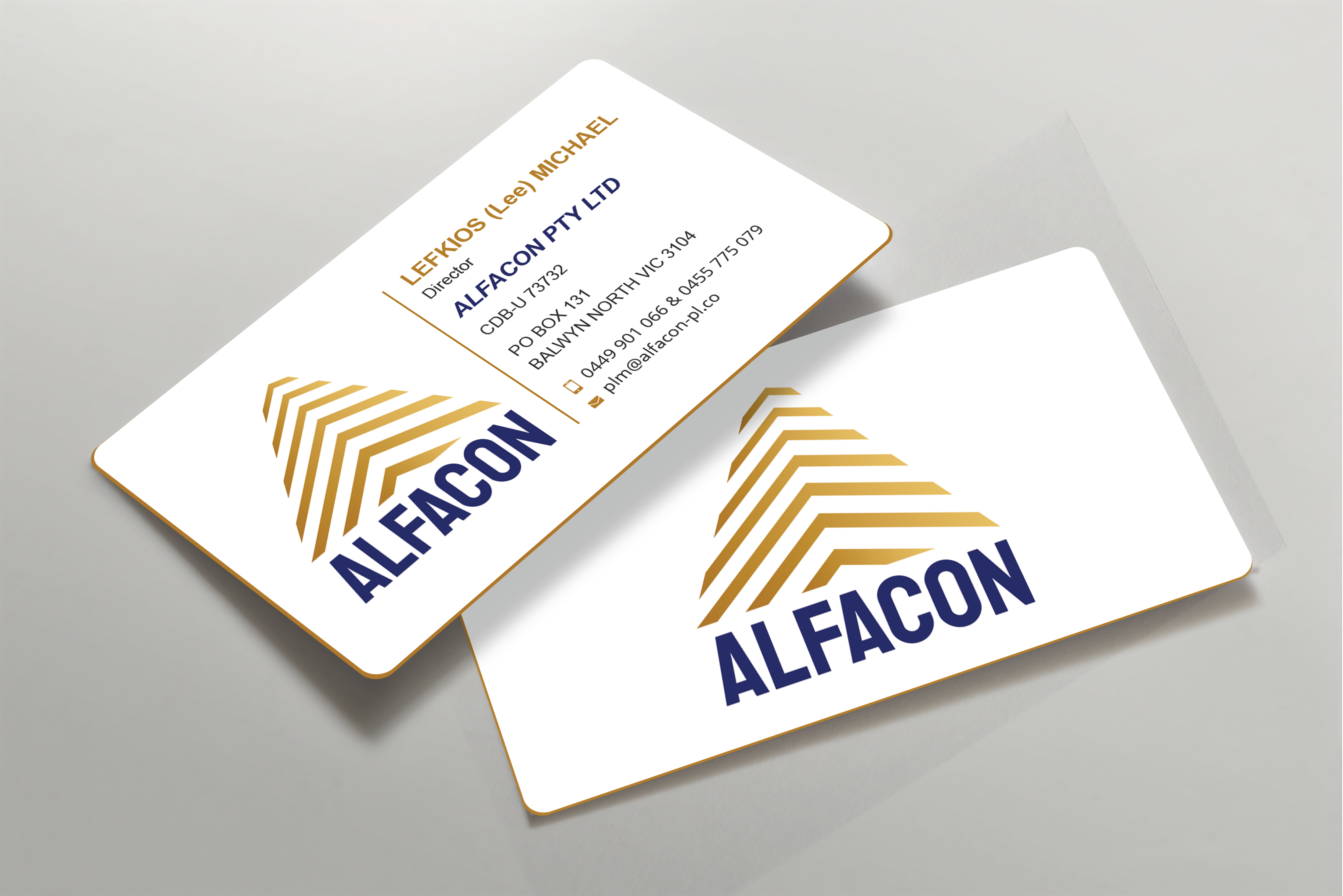 Visitenkarten-Design von Expert Bappy für ALFACON PTY LTD | Design #30777474