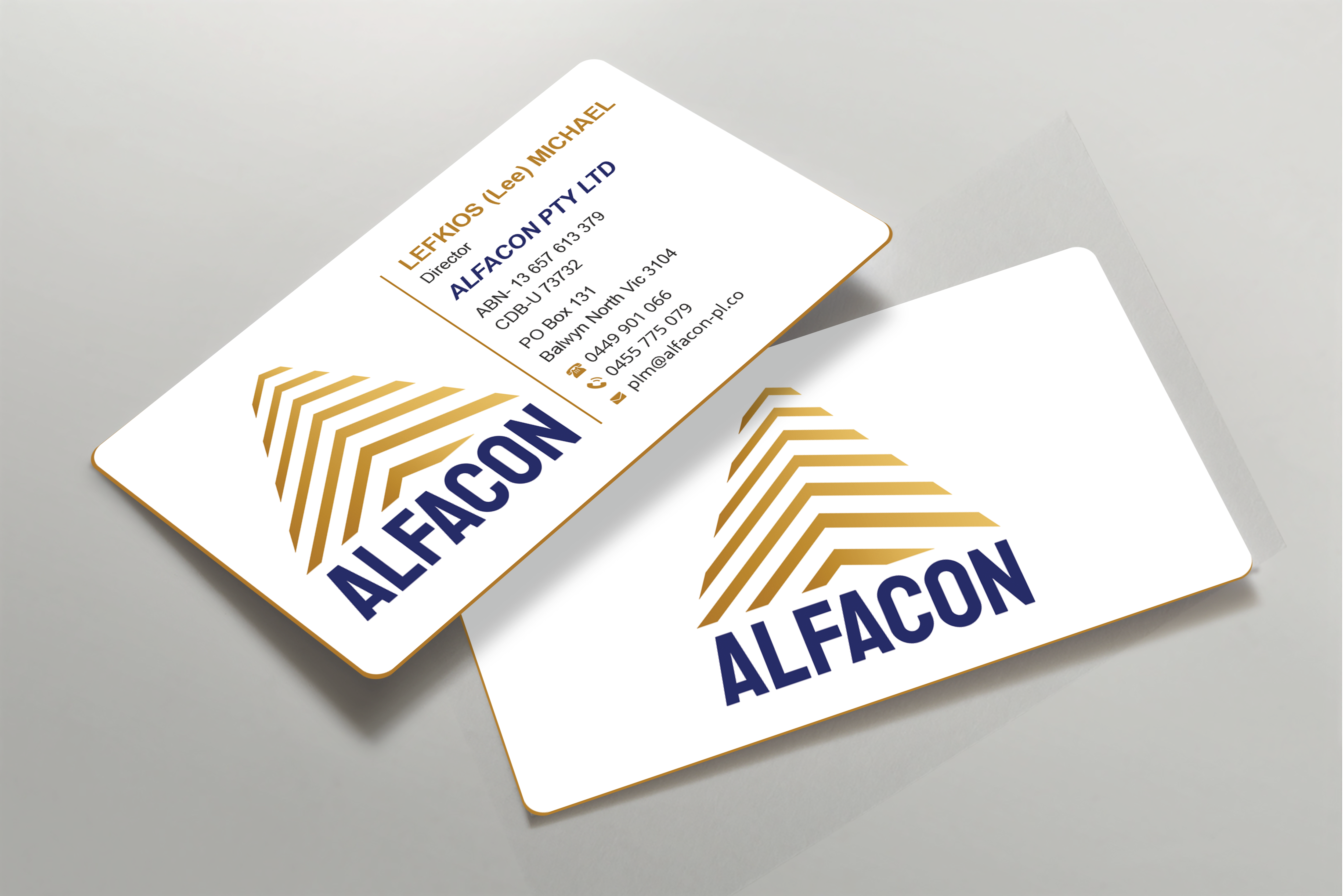 Business Card Design by Expert Bappy for ALFACON PTY LTD | Design #30777524