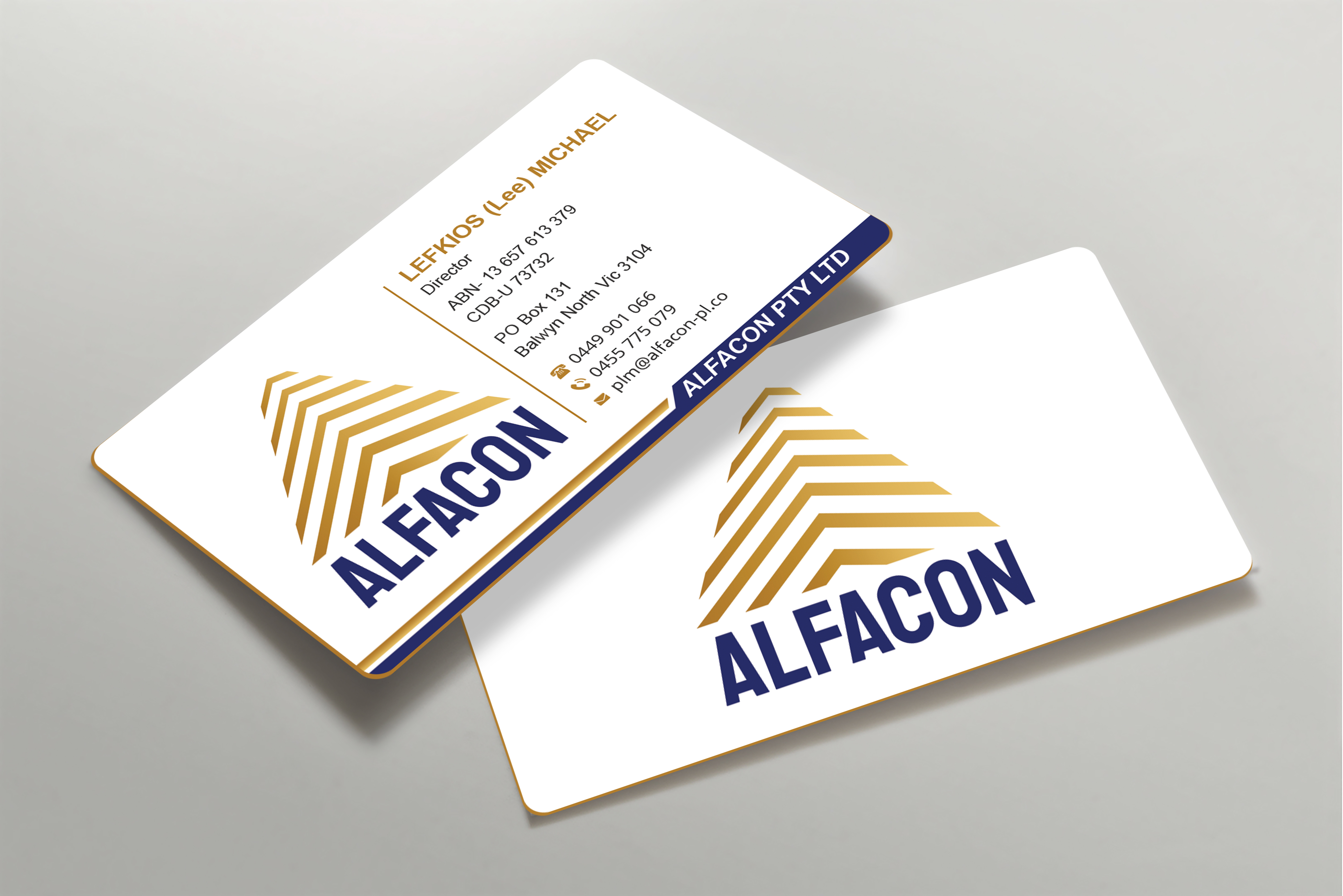 Business Card Design by Expert Bappy for ALFACON PTY LTD | Design #30777587