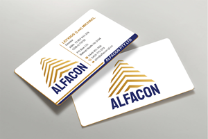 Business Card Design by Expert Bappy for ALFACON PTY LTD | Design: #30777587