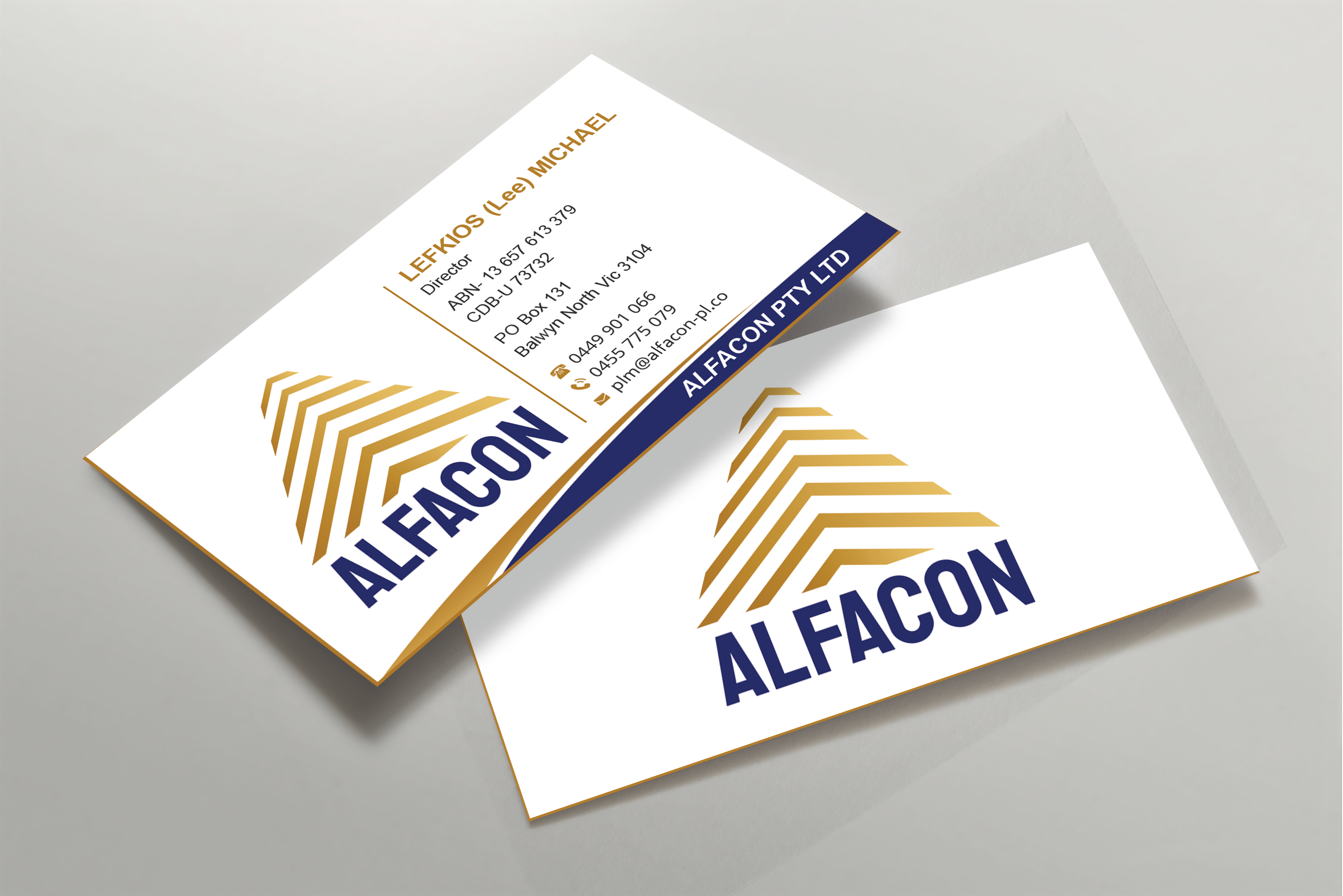 Diseño de Tarjeta de Presentación por Expert Bappy para ALFACON PTY LTD | Diseño #30777598