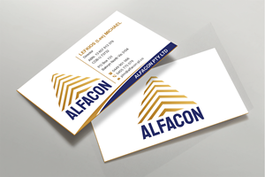 Business Card Design by Expert Bappy for ALFACON PTY LTD | Design: #30777598