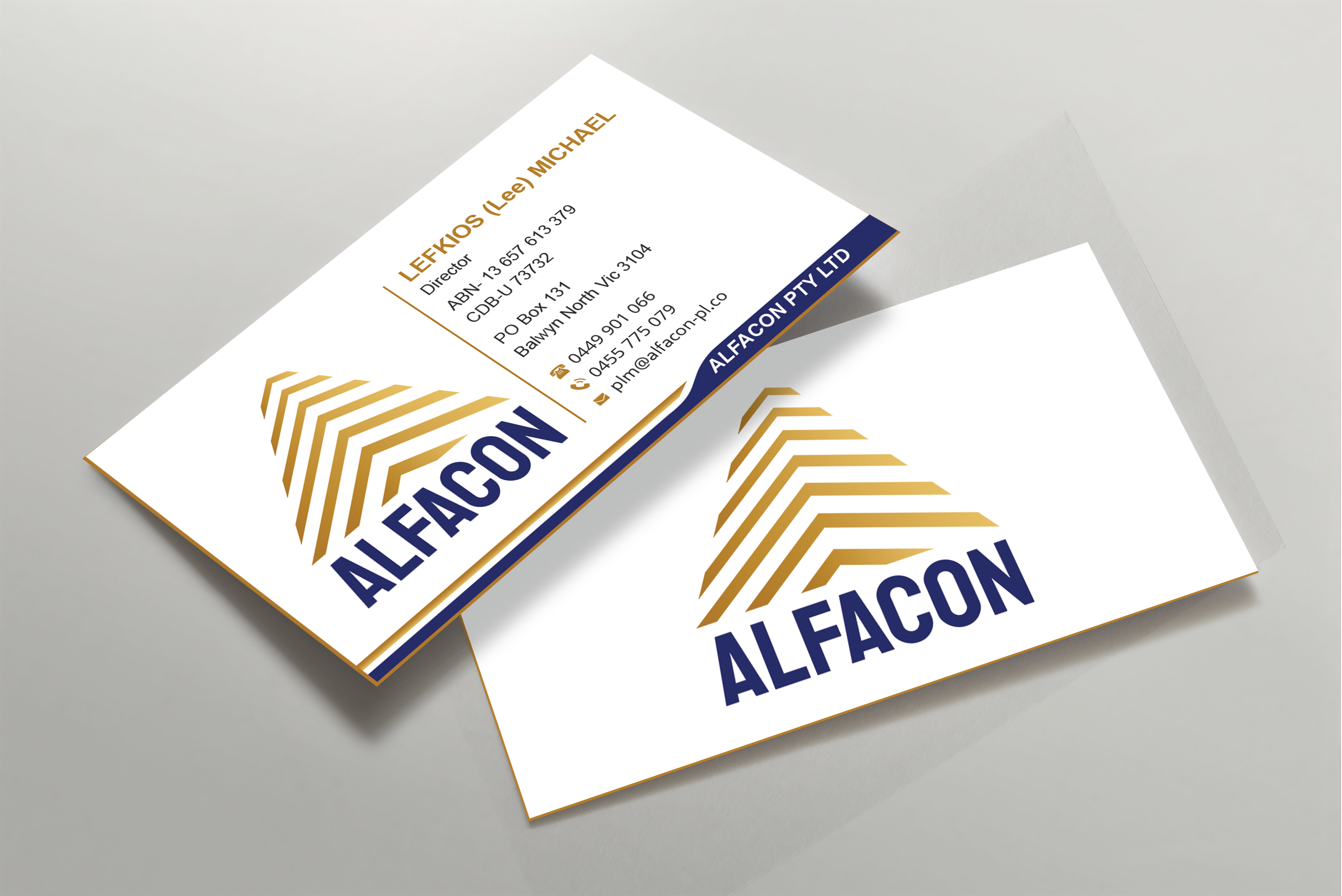 Diseño de Tarjeta de Presentación por Expert Bappy para ALFACON PTY LTD | Diseño #30777628