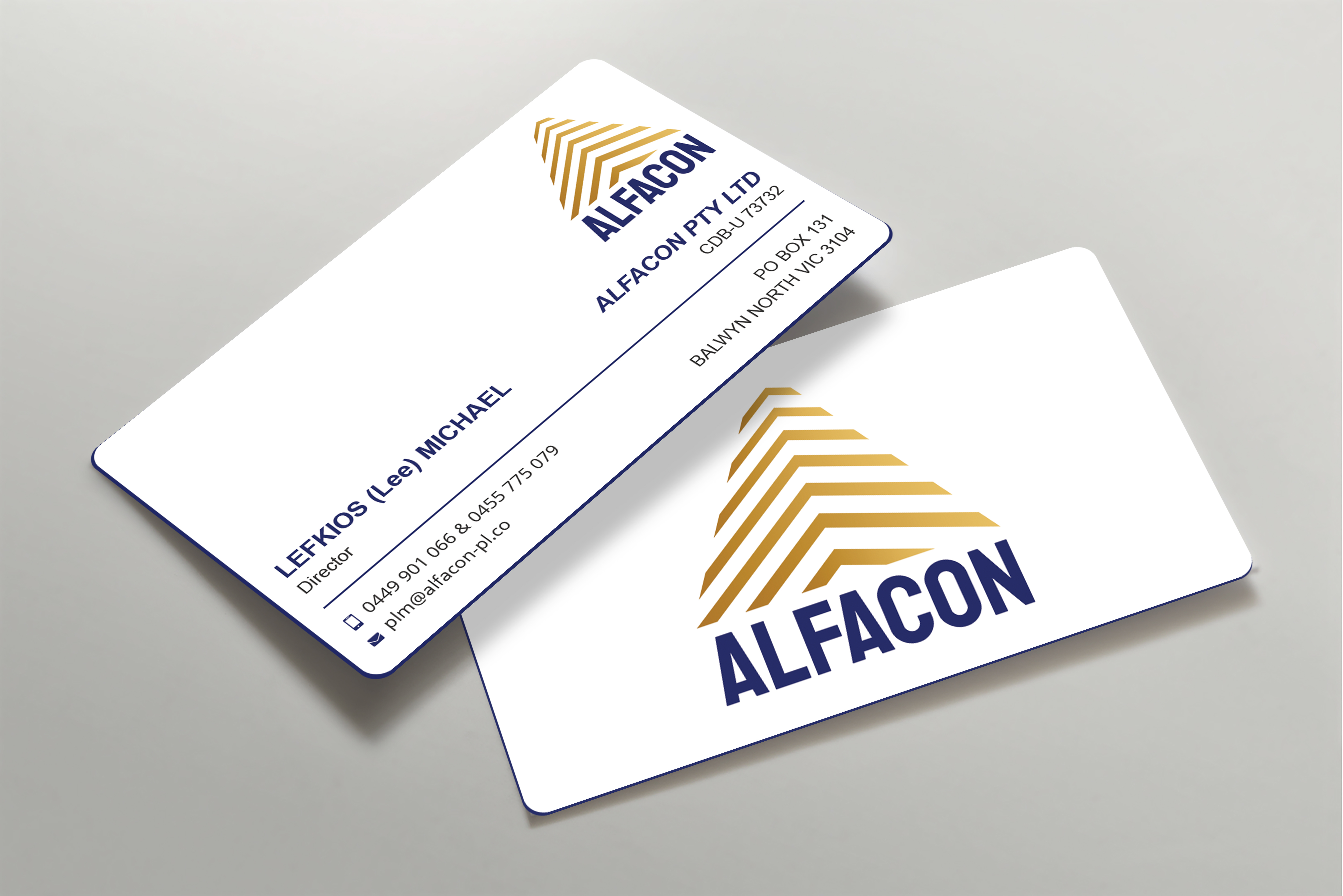 Business Card Design by Expert Bappy for ALFACON PTY LTD | Design #30780707