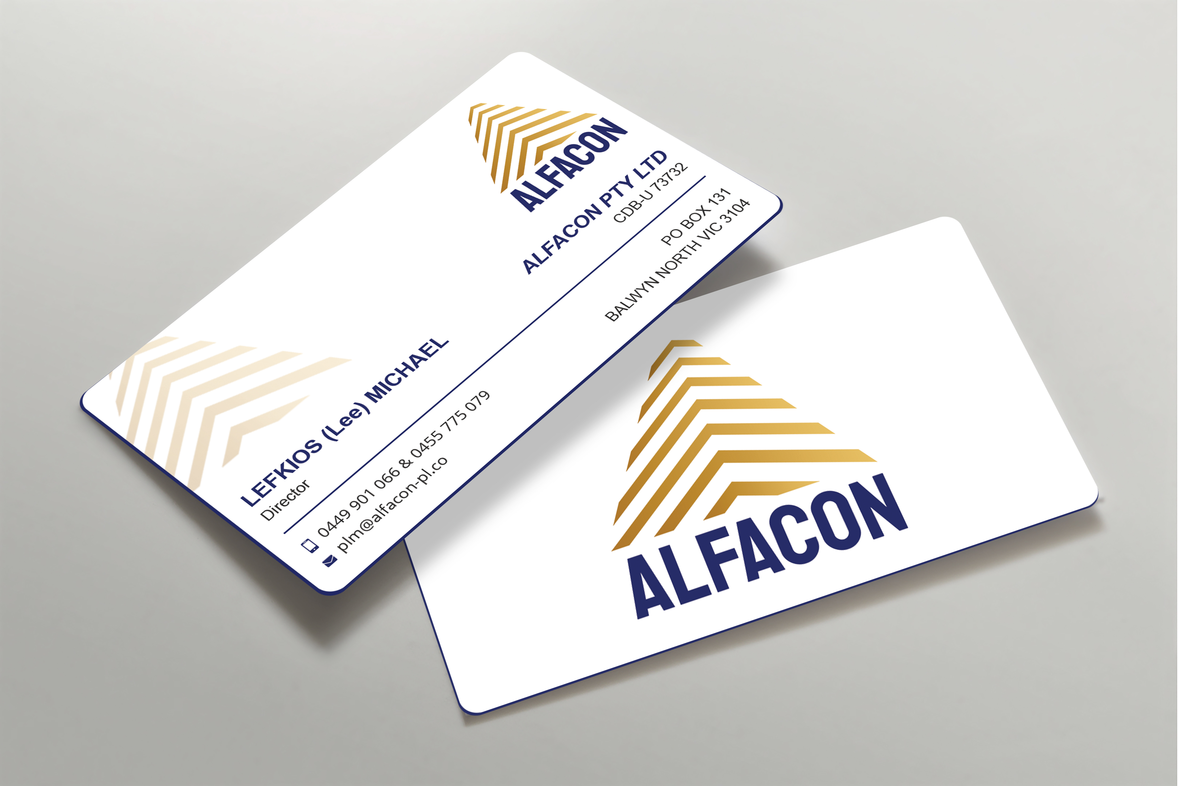 Business Card Design by Expert Bappy for ALFACON PTY LTD | Design #30780708