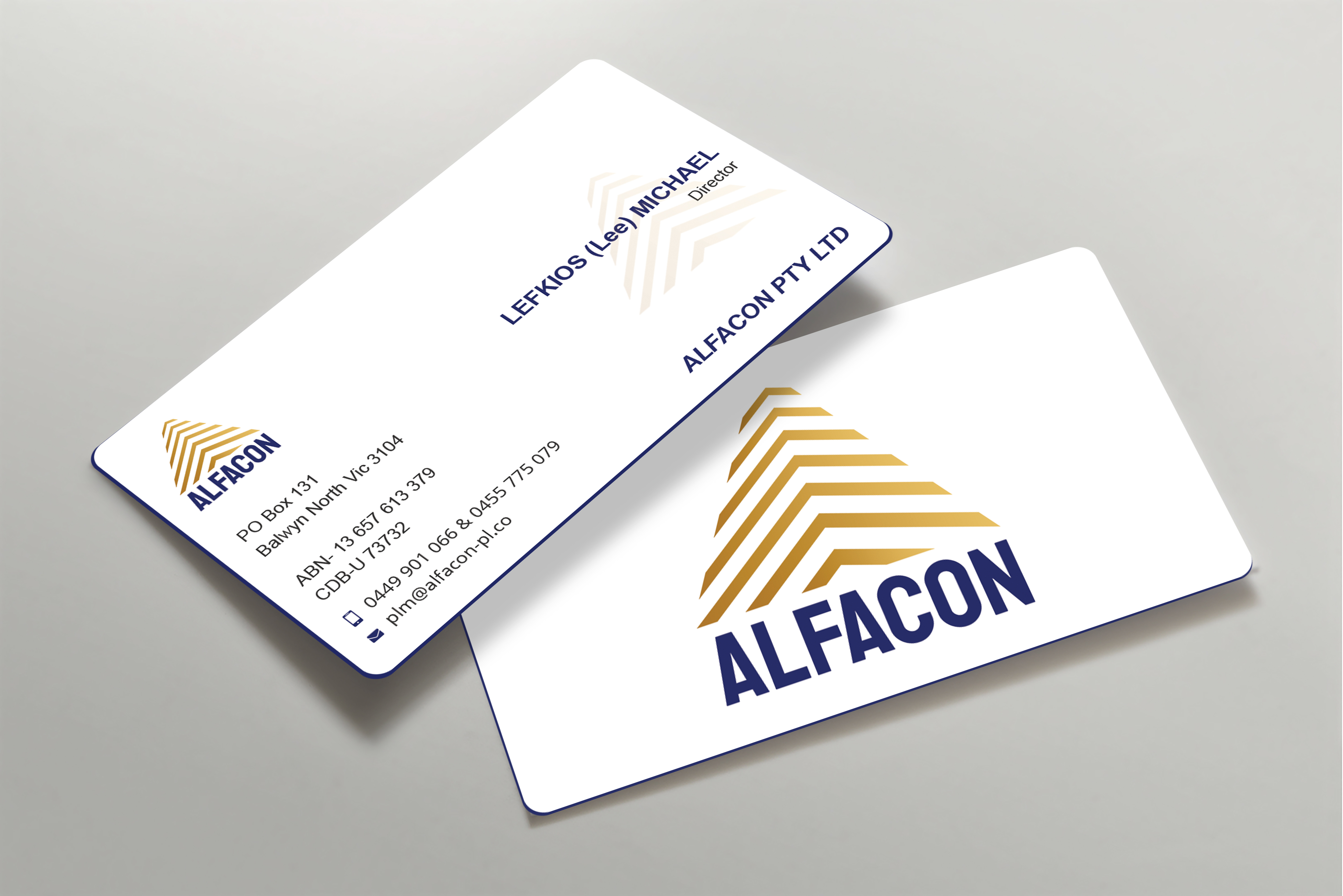 Business Card Design by Expert Bappy for ALFACON PTY LTD | Design #30780812