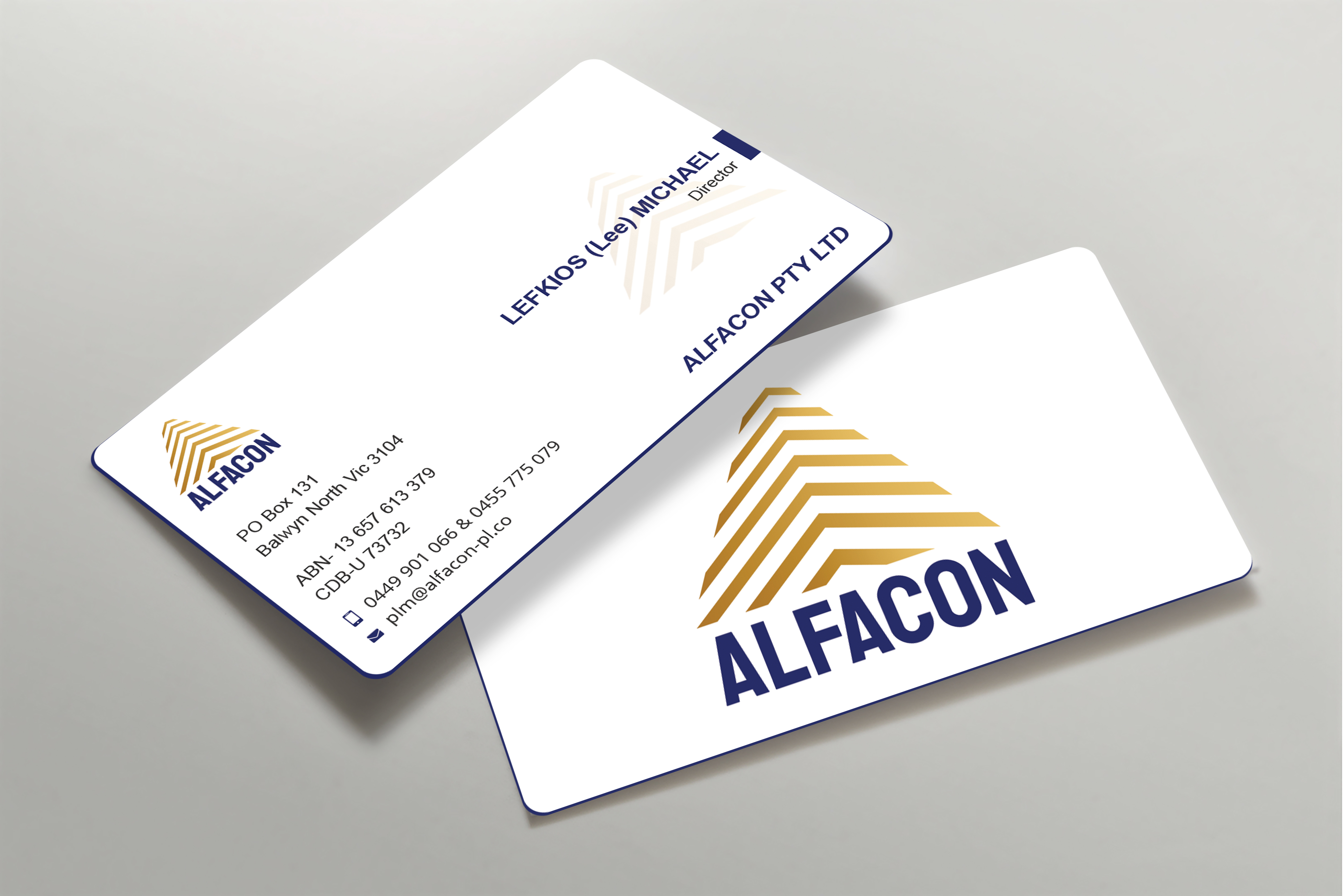 Business Card Design by Expert Bappy for ALFACON PTY LTD | Design #30780820