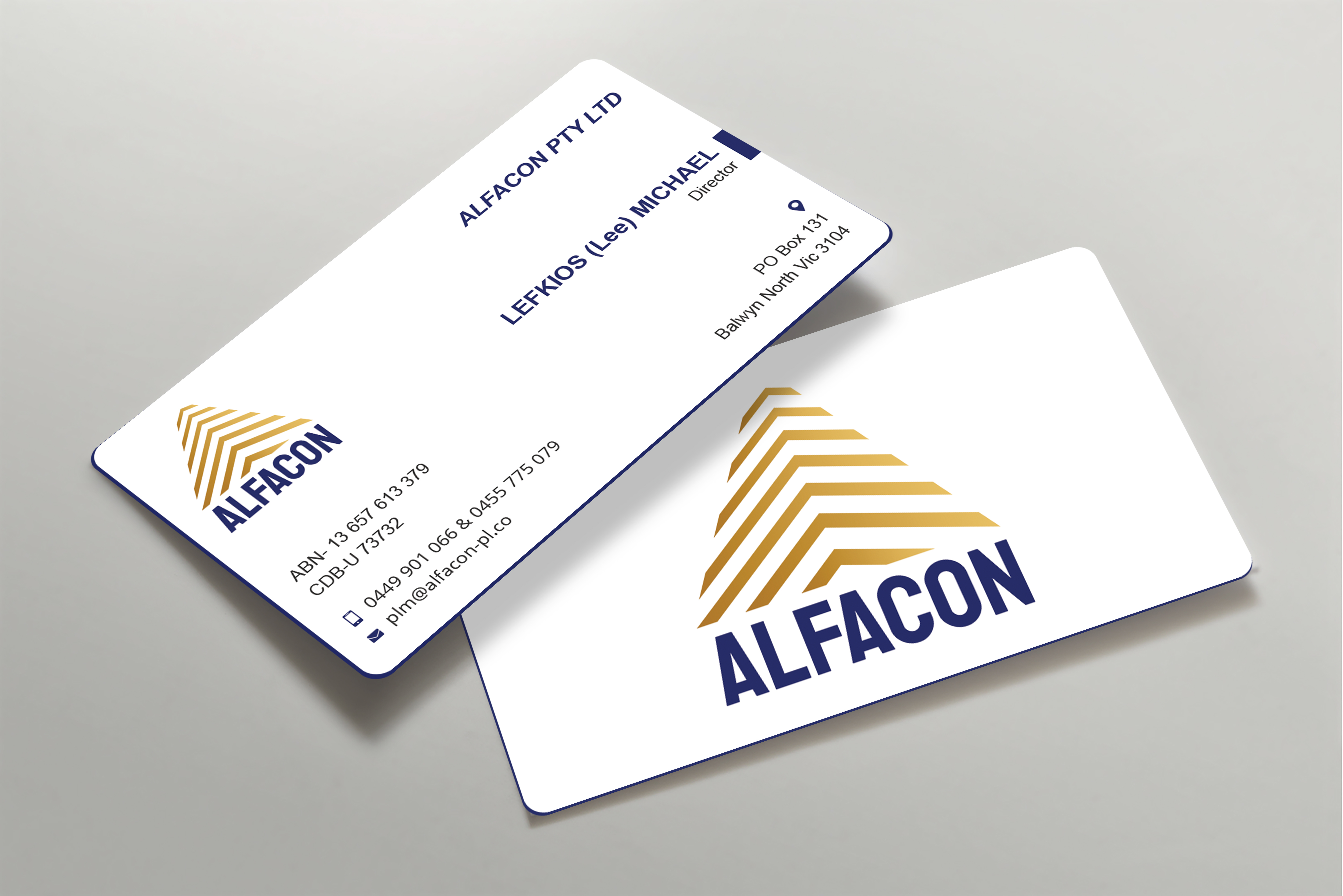 Business Card Design by Expert Bappy for ALFACON PTY LTD | Design #30780850