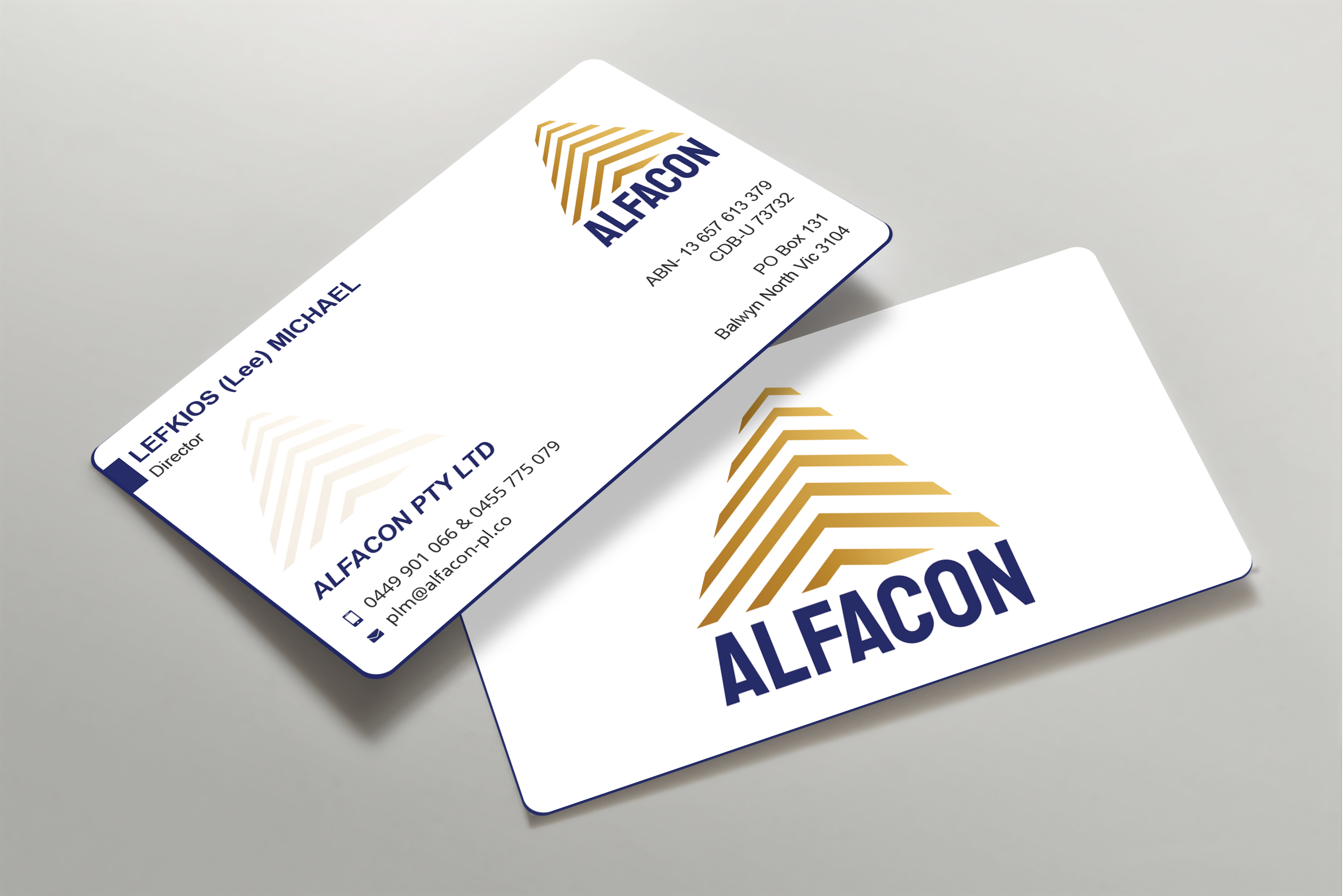 Business Card Design by Expert Bappy for ALFACON PTY LTD | Design #30780876