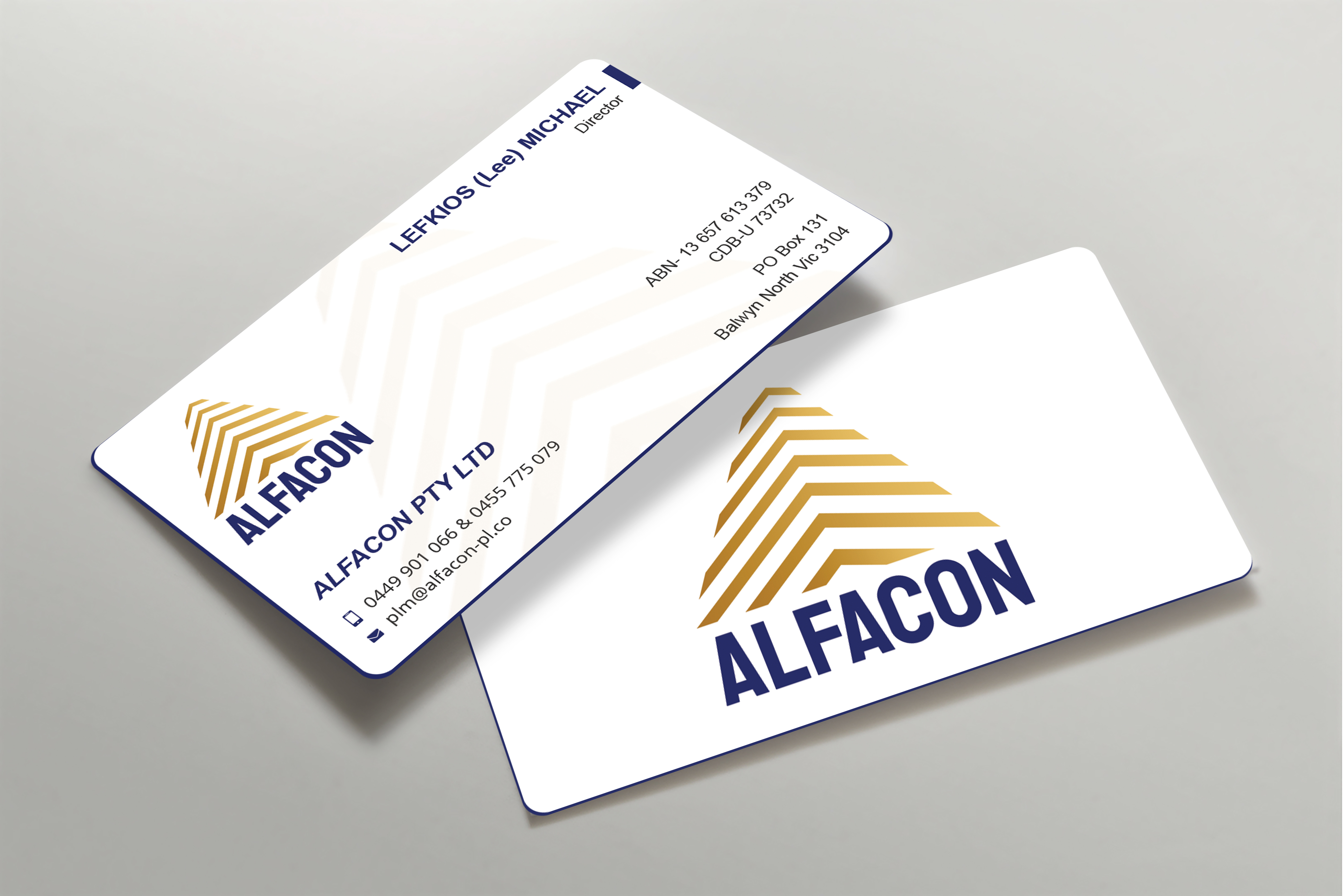 Business Card Design by Expert Bappy for ALFACON PTY LTD | Design #30780888