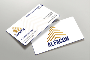Business Card Design by Expert Bappy for ALFACON PTY LTD | Design: #30780888