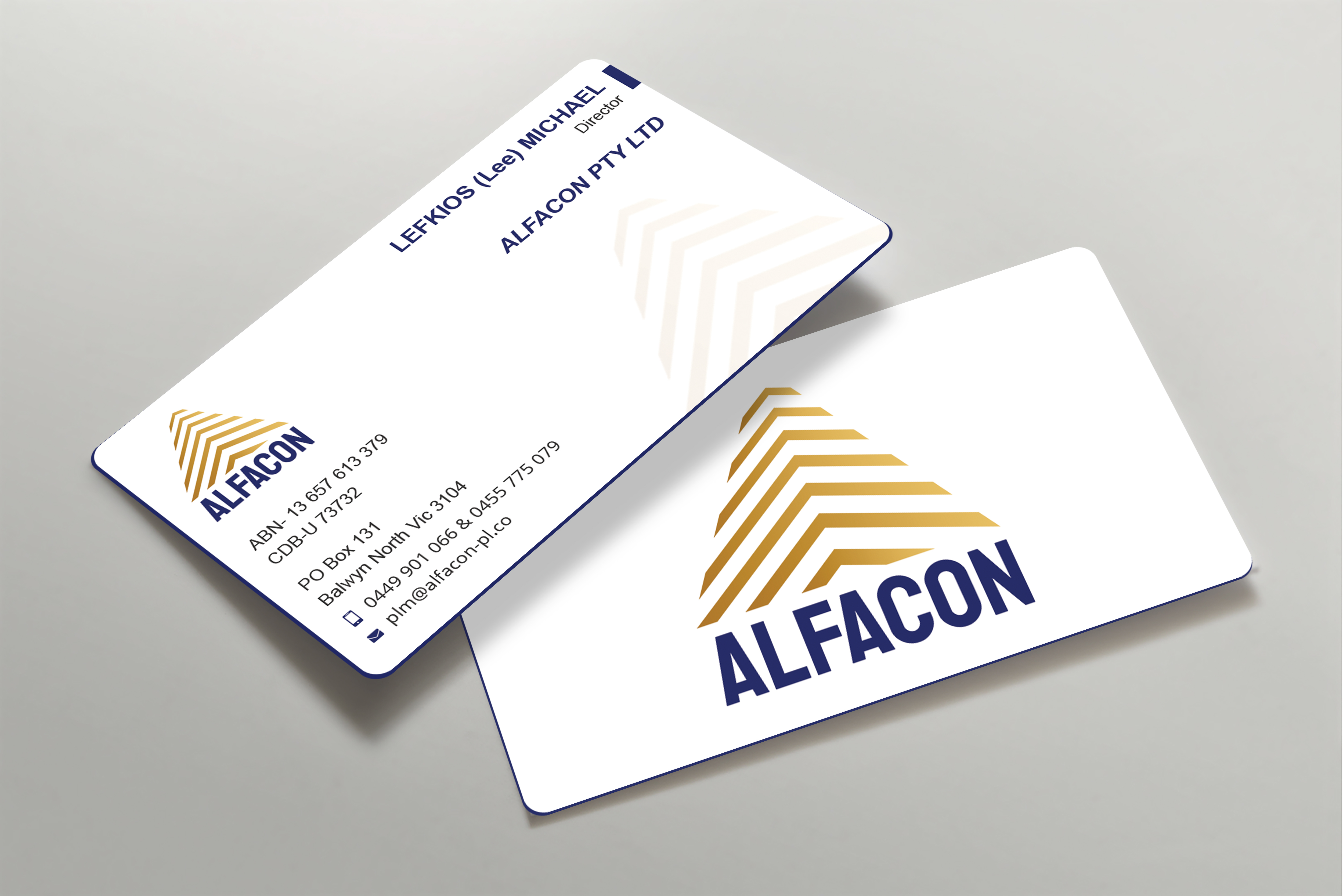 Business Card Design by Expert Bappy for ALFACON PTY LTD | Design #30780912
