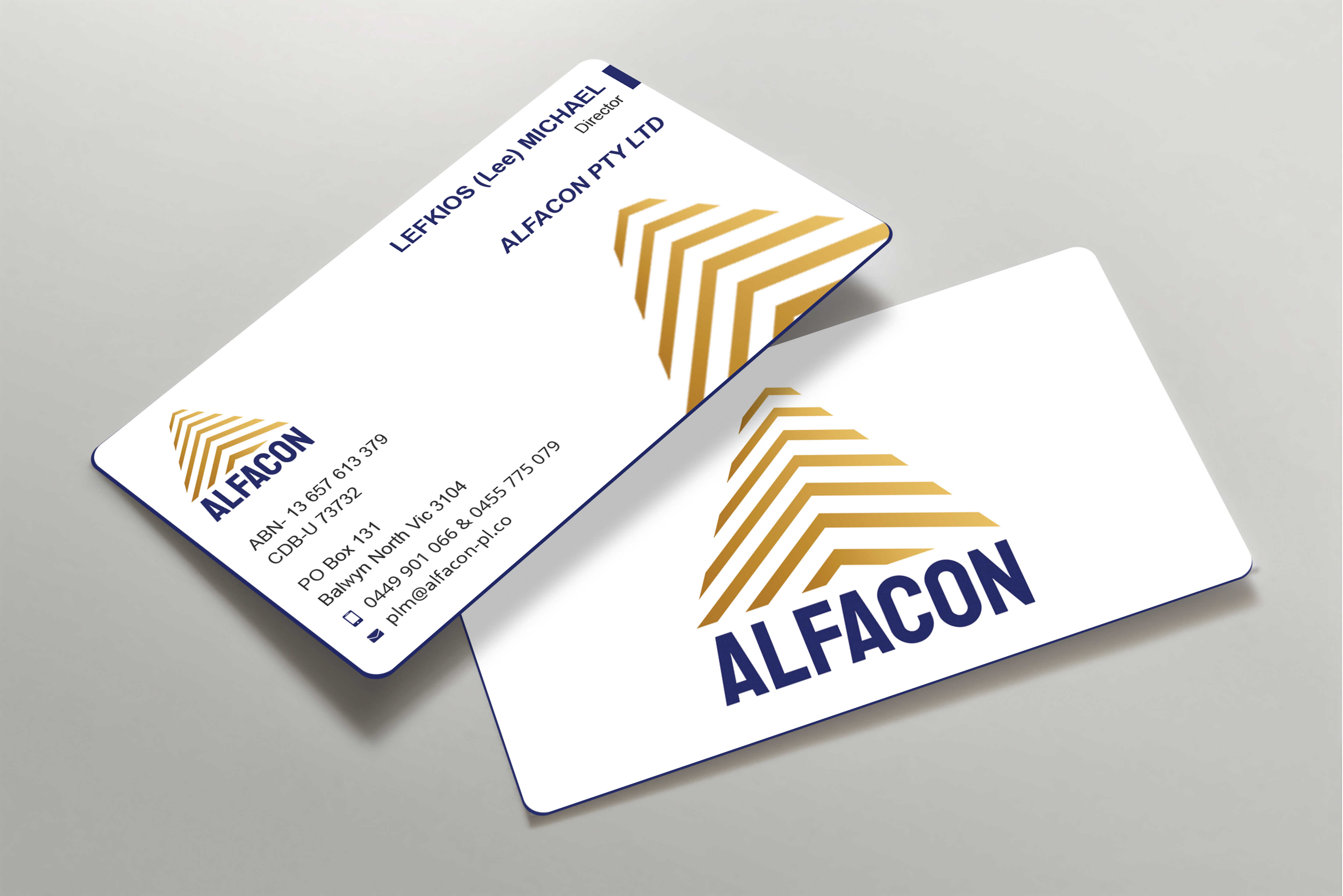 Business Card Design by Expert Bappy for ALFACON PTY LTD | Design #30780942