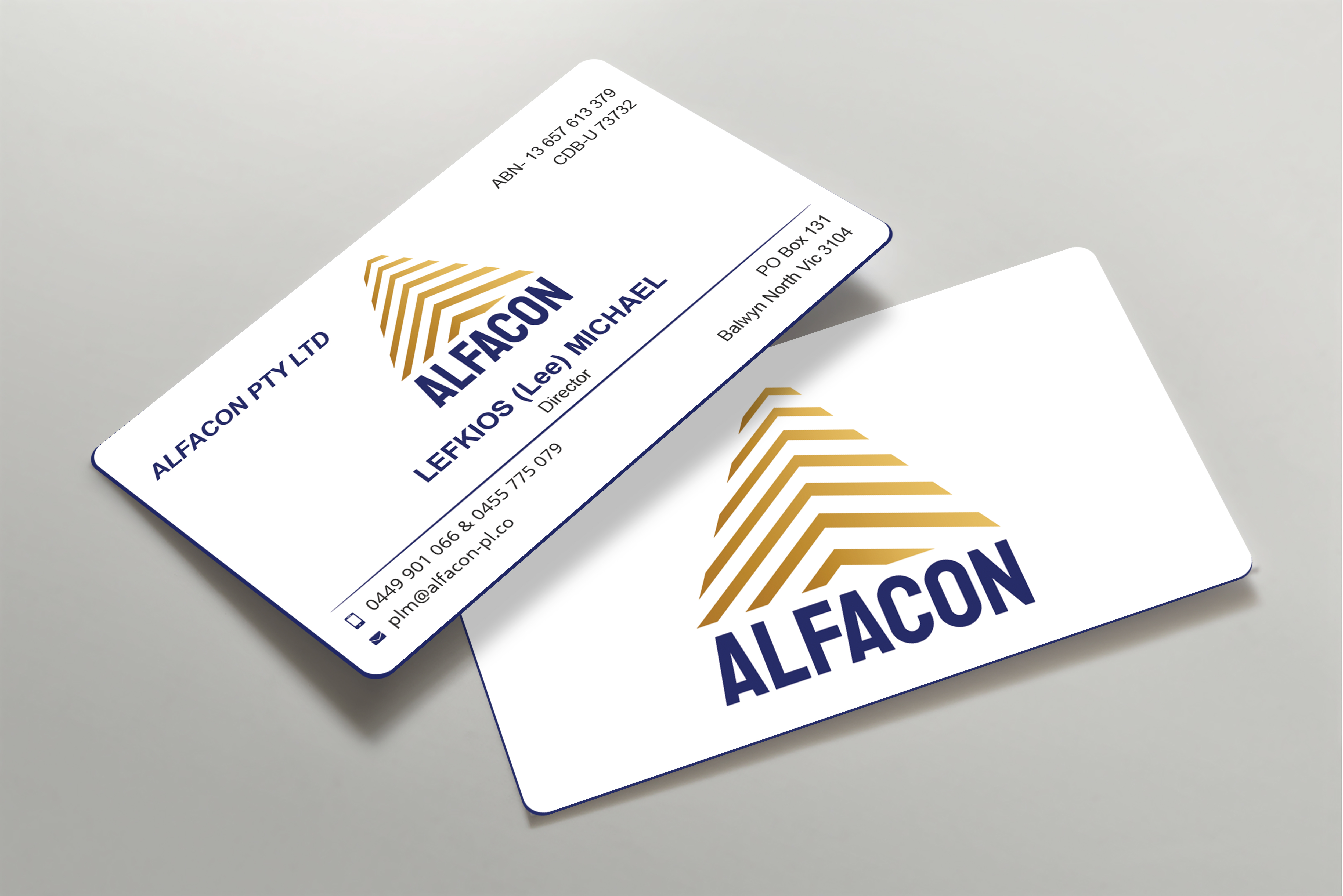 Business Card Design by Expert Bappy for ALFACON PTY LTD | Design #30780999