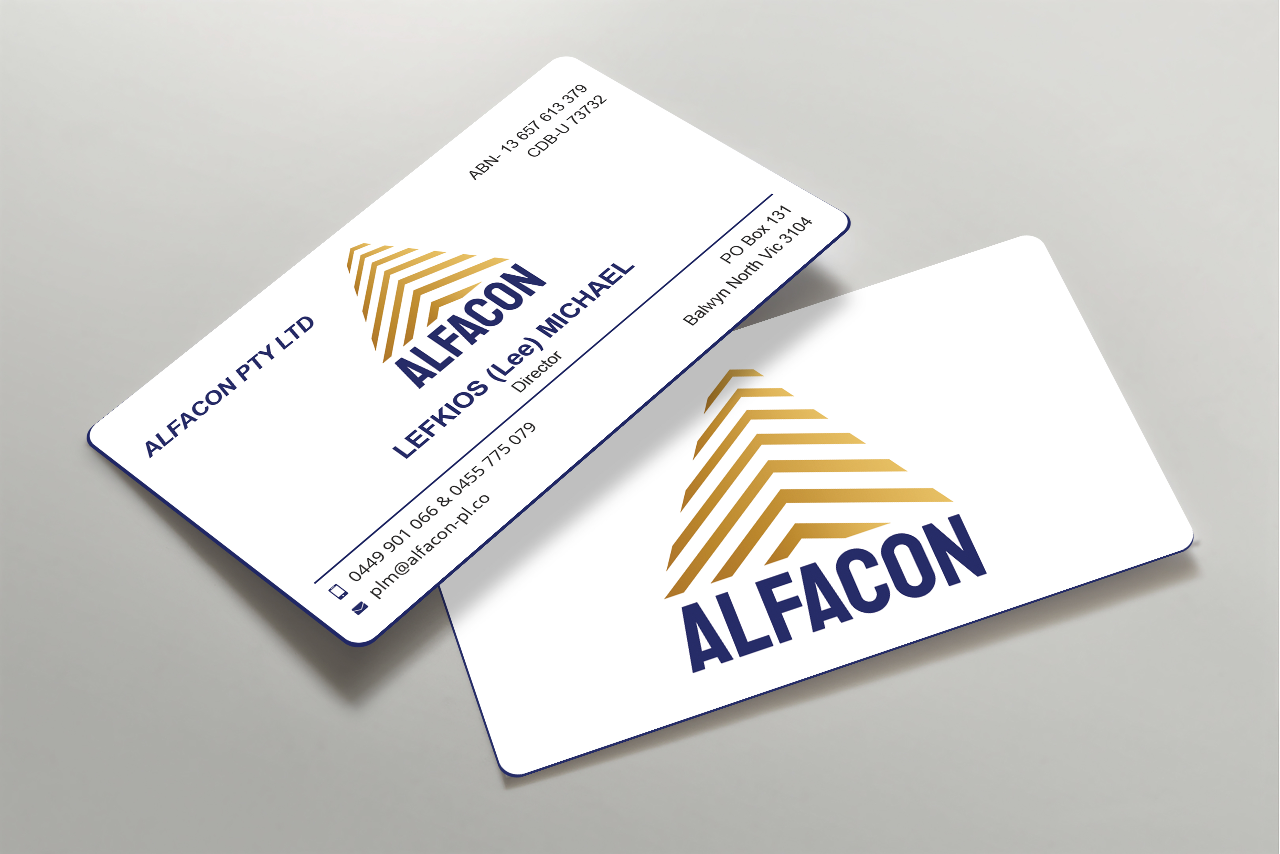 Business Card Design by Expert Bappy for ALFACON PTY LTD | Design #30781029