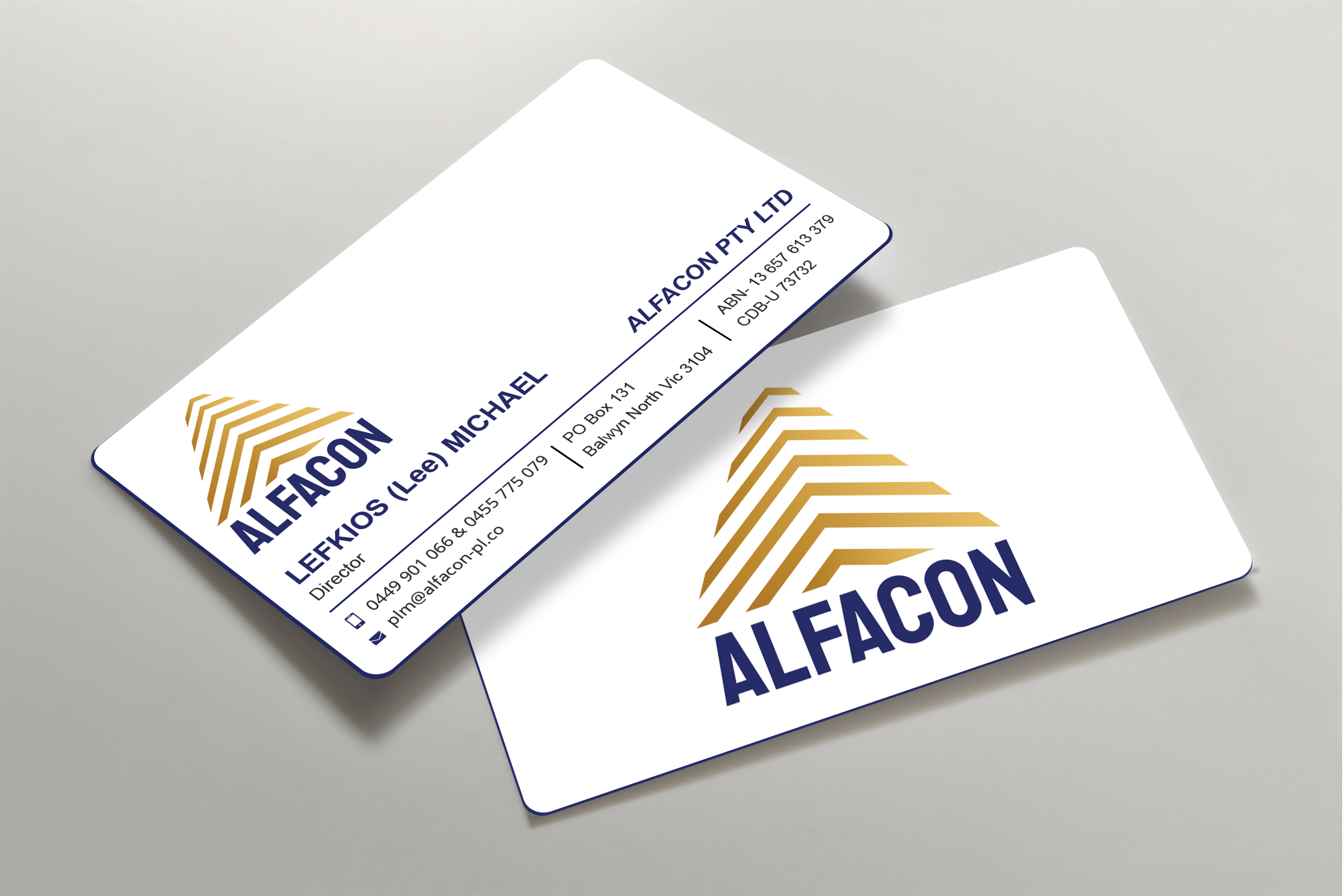 Business Card Design by Expert Bappy for ALFACON PTY LTD | Design #30781995