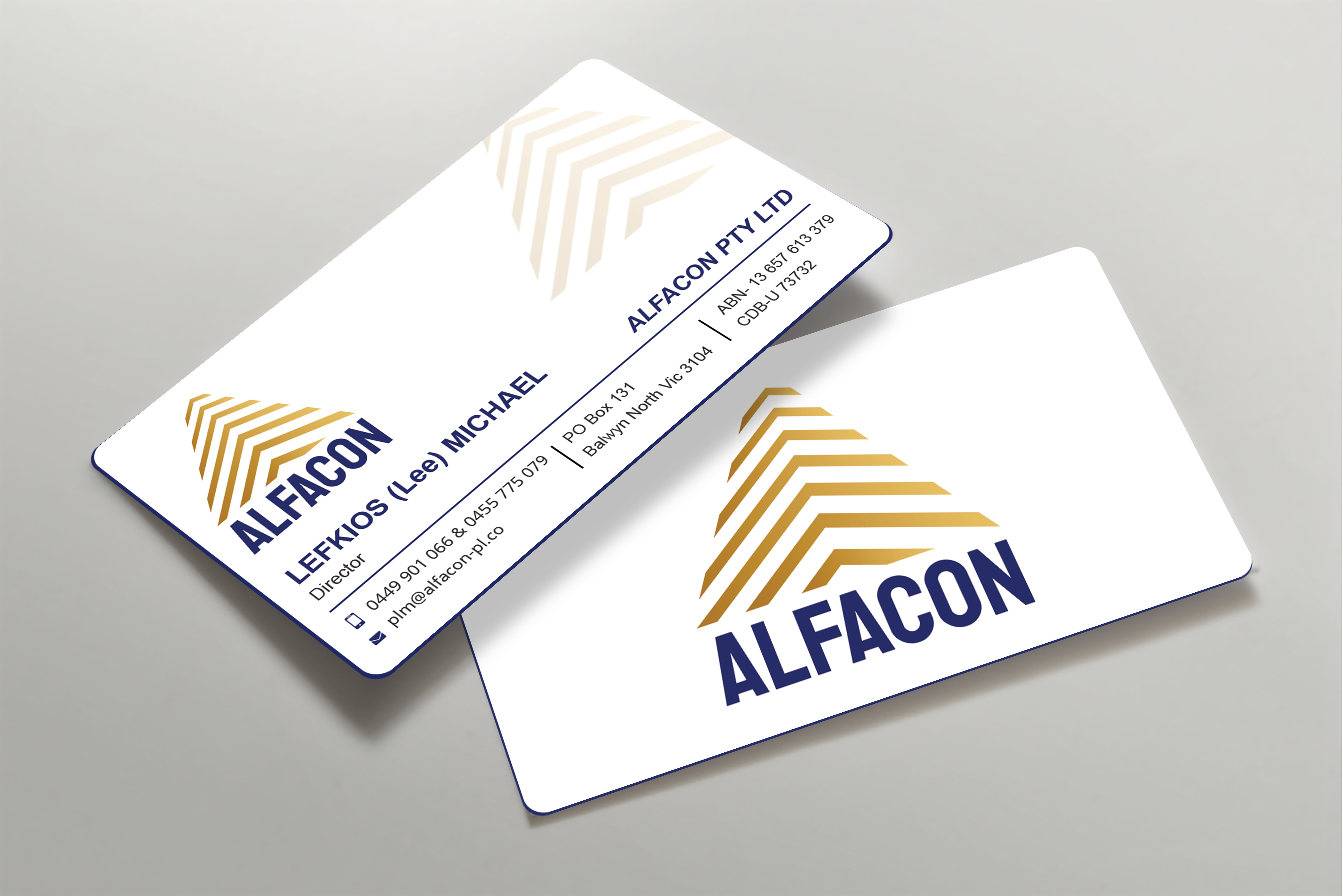 Business Card Design by Expert Bappy for ALFACON PTY LTD | Design #30782001