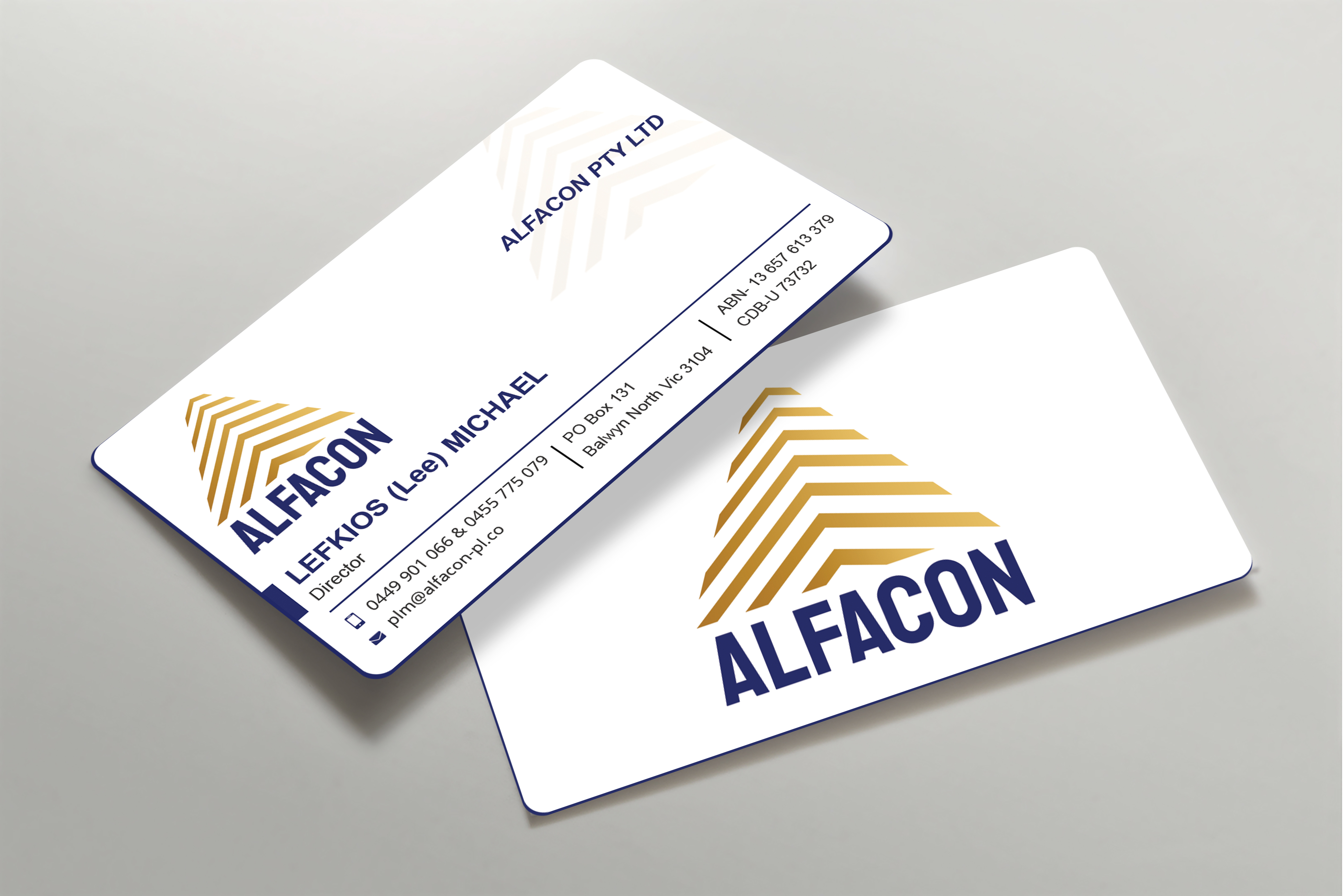 Diseño de Tarjeta de Presentación por Expert Bappy para ALFACON PTY LTD | Diseño #30782013