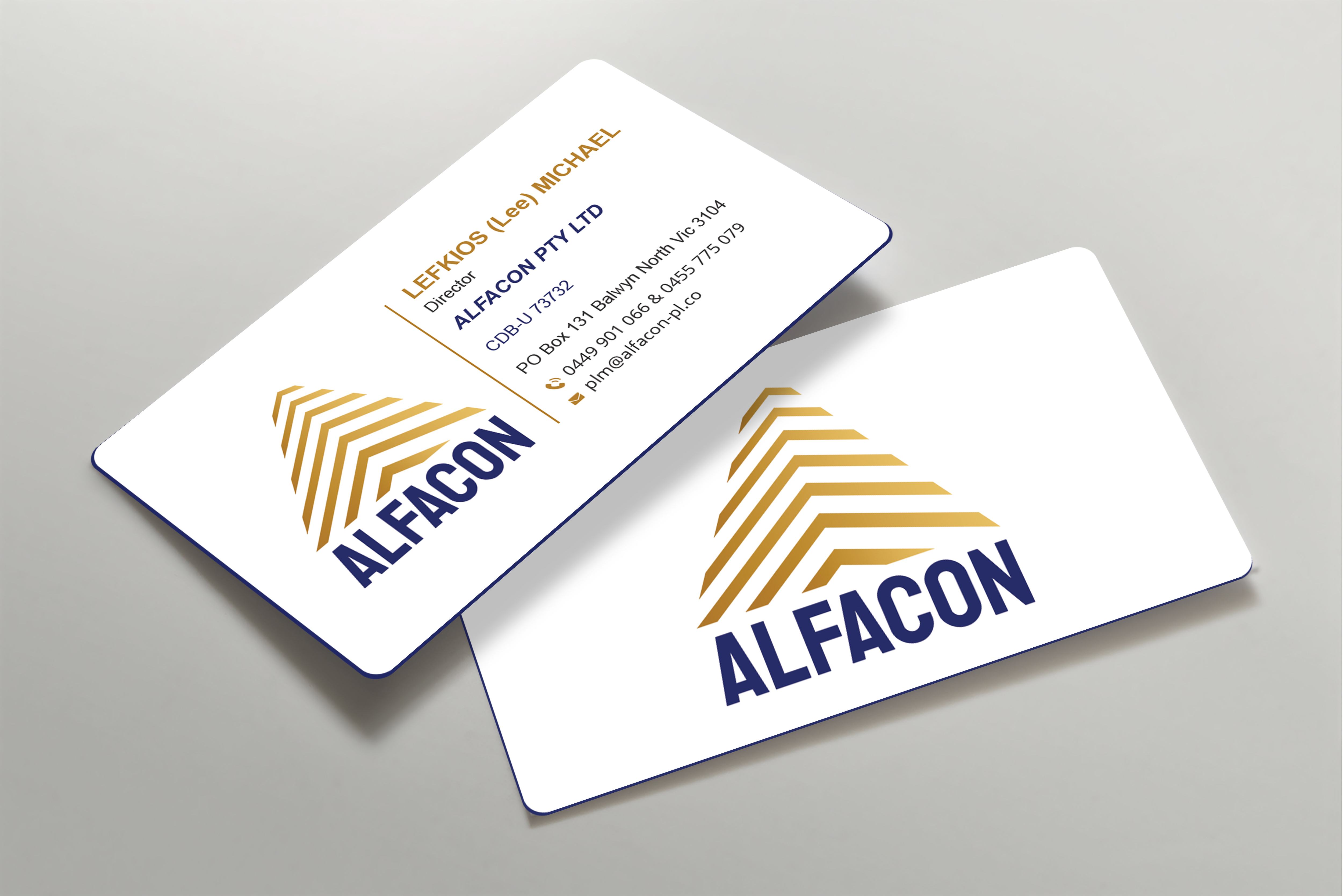 Business Card Design by Expert Bappy for ALFACON PTY LTD | Design #30785085
