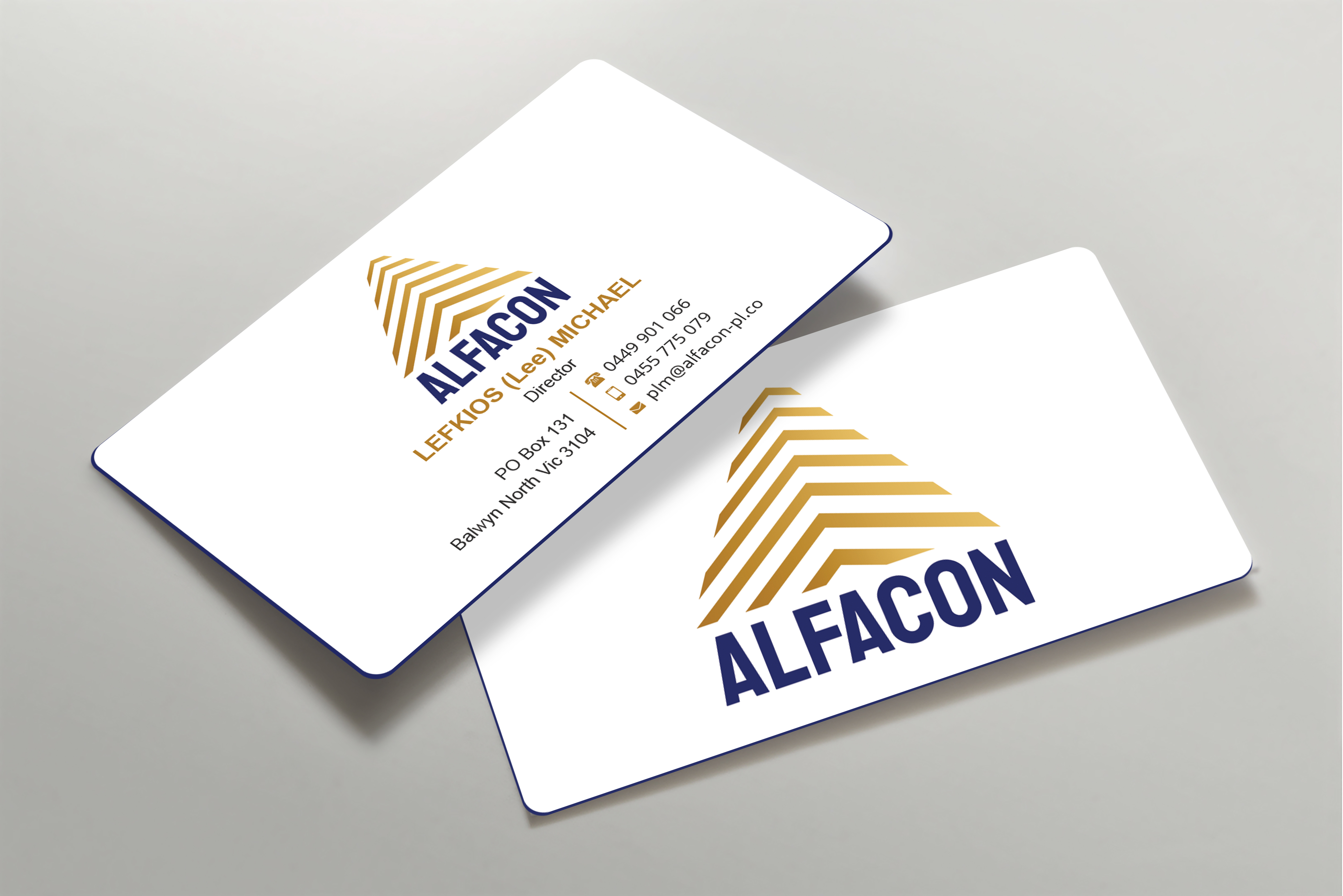 Diseño de Tarjeta de Presentación por Expert Bappy para ALFACON PTY LTD | Diseño #30786121