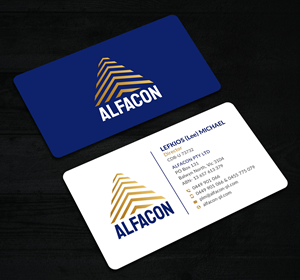 Diseño de Tarjeta de Presentación por Sun Moon Graphic Designer para ALFACON PTY LTD | Diseño #30777581
