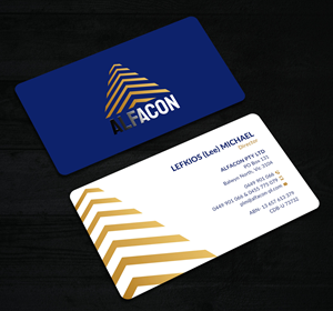 Business Card Design by Sun Moon Graphic Designer for ALFACON PTY LTD | Design: #30777584
