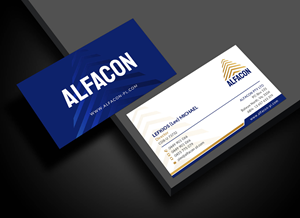 Business Card Design by Sun Moon Graphic Designer for ALFACON PTY LTD | Design: #30778250