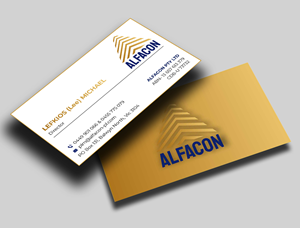 Business Card Design by jaggi5097 for ALFACON PTY LTD | Design #30778192