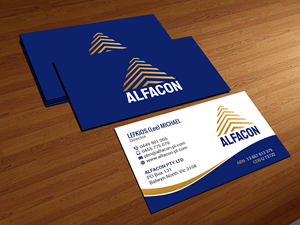 Business Card Design by Creations Box 2015 for ALFACON PTY LTD | Design: #30783315