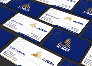 Business Card Design by Creations Box 2015 for ALFACON PTY LTD | Design: #30783320